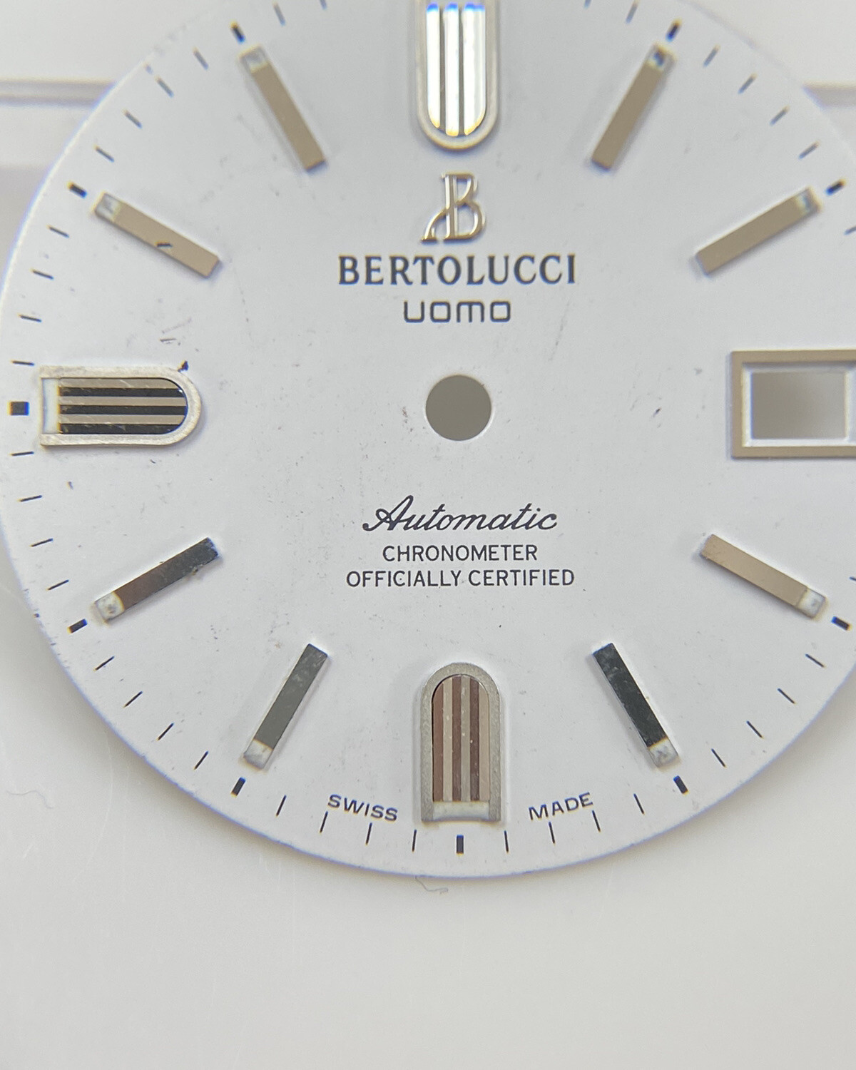 Original Bertolucci Uomo Automatic 28mm White Dial Ref: 884.55.41.10B