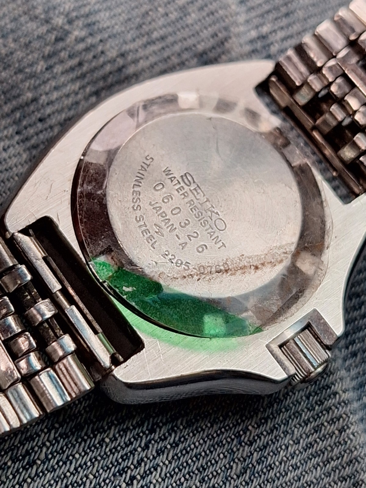 SEIKO Lady Apocalypse 2205-0769 Mini Willard MarineMaster BOR Bracelet 1970