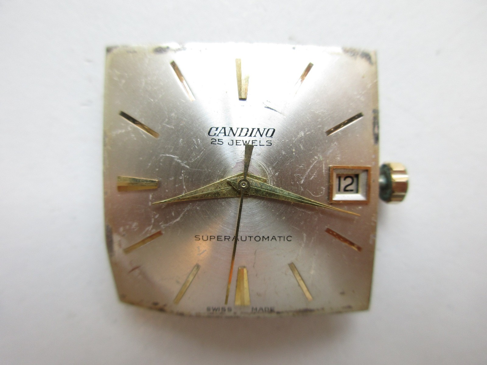 ETA cal. 2452 Swiss automatic watch movement adj. 3 pos – running