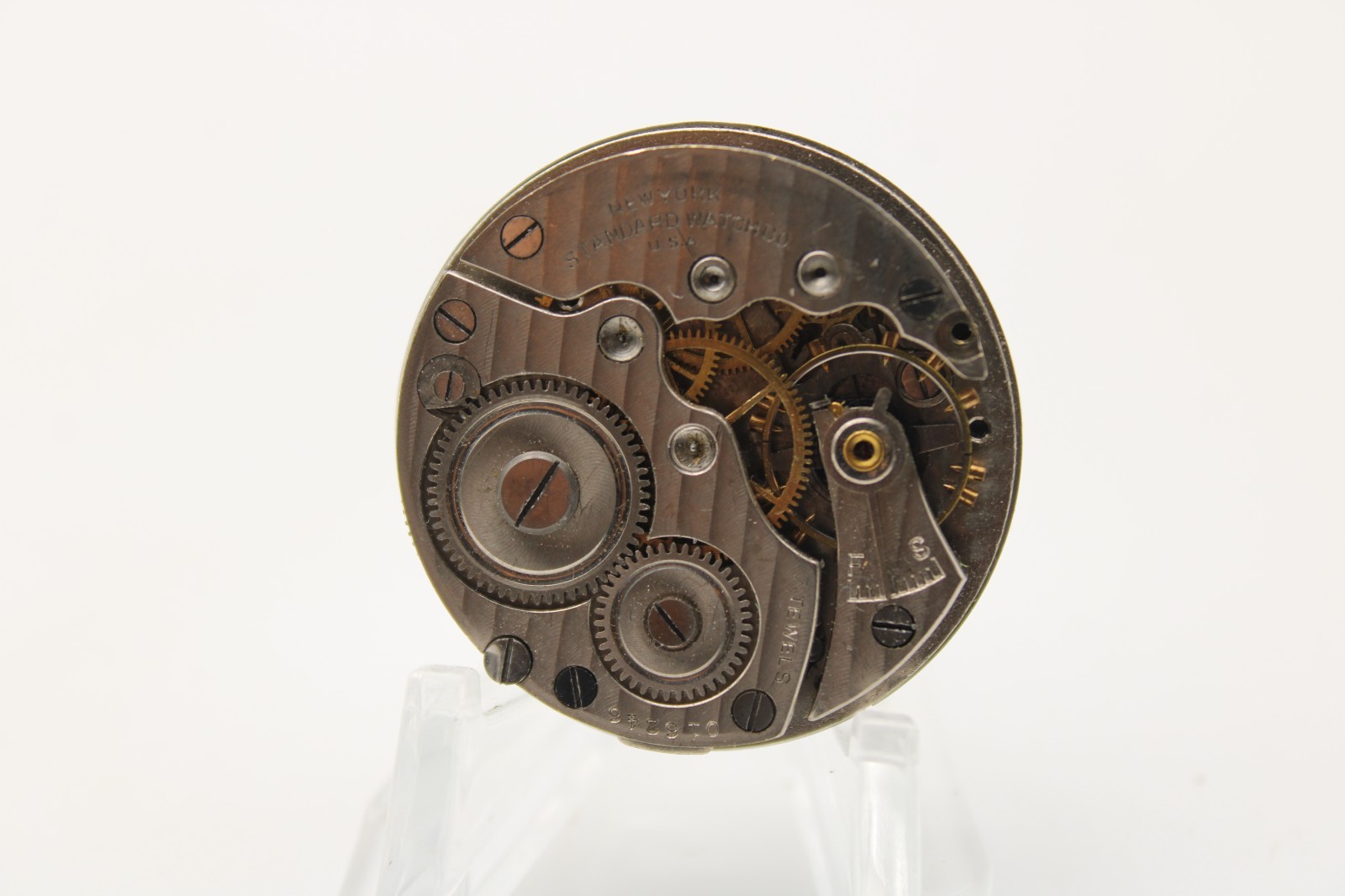 1911 NY STANDARD POCKET WATCH MOVEMENT 016246 GRADE: EXCELSIOR 0s ARRAY (OK)