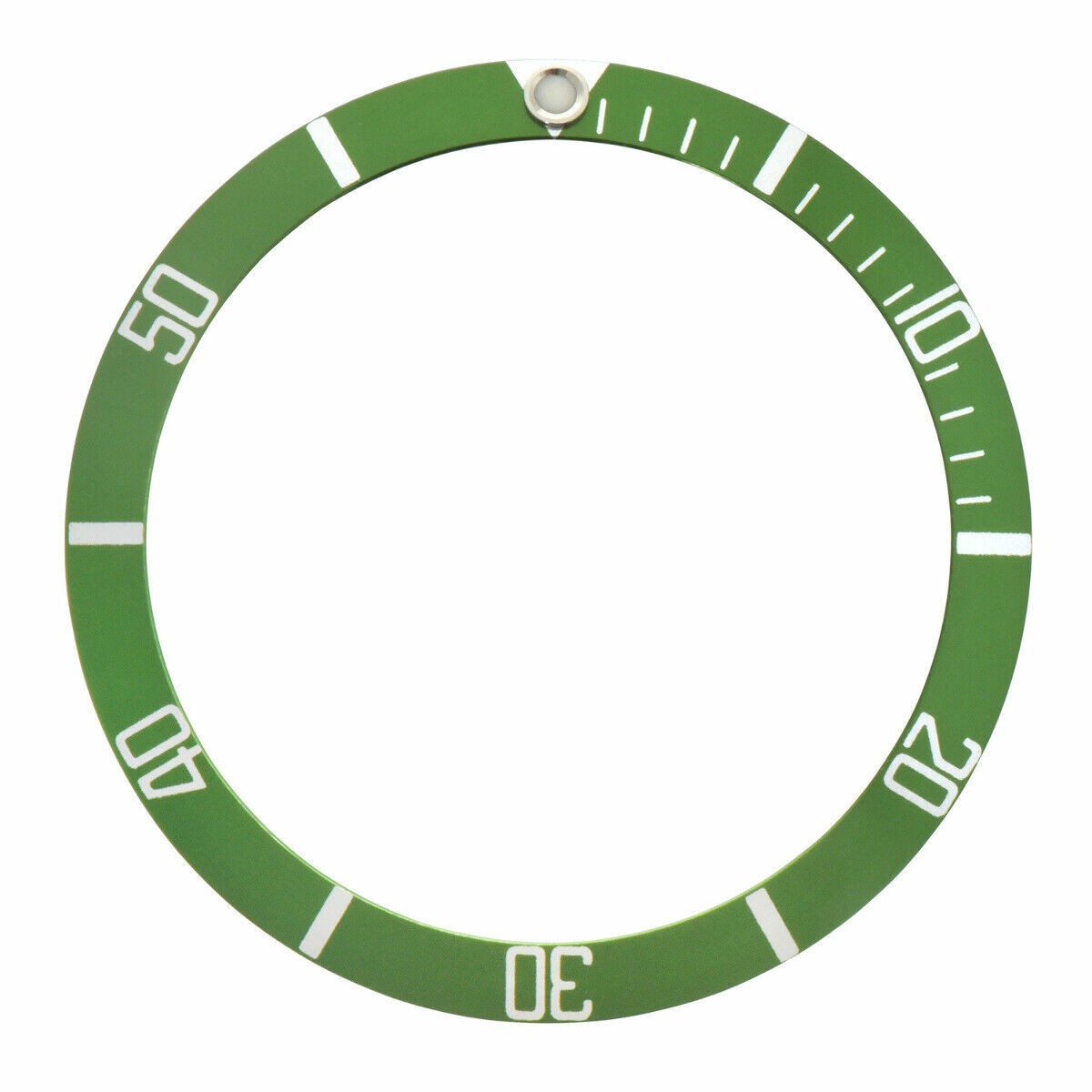 BEZEL INSERT FOR ROLEX SUBMARINER 5508 5512 5513 5517 1680 GREEN ALUMINUM