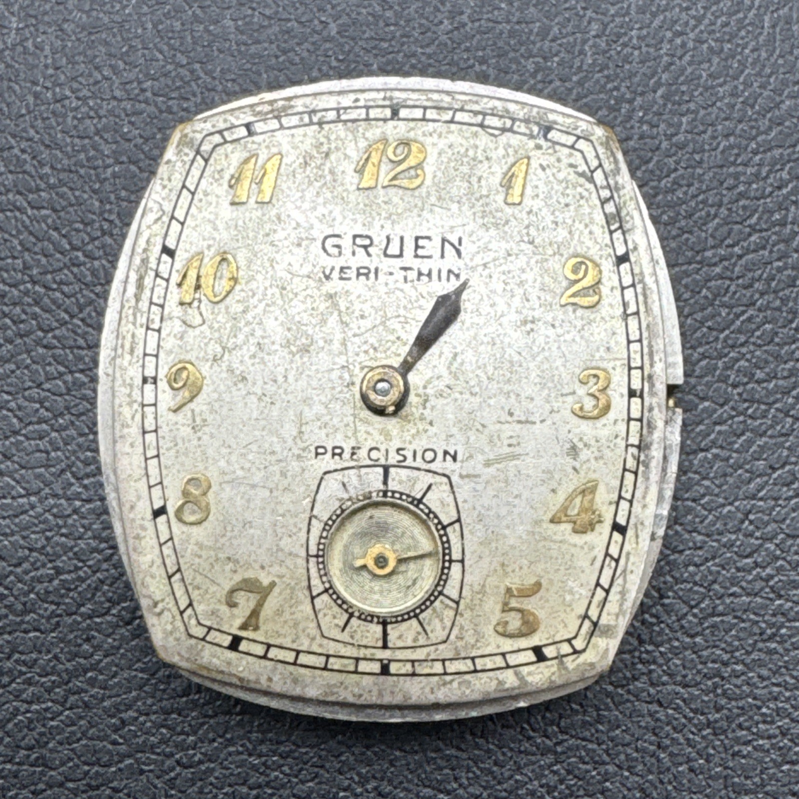 Vintage Wind Up Men’s Watch Movement Gruen Veri-Thin Precision