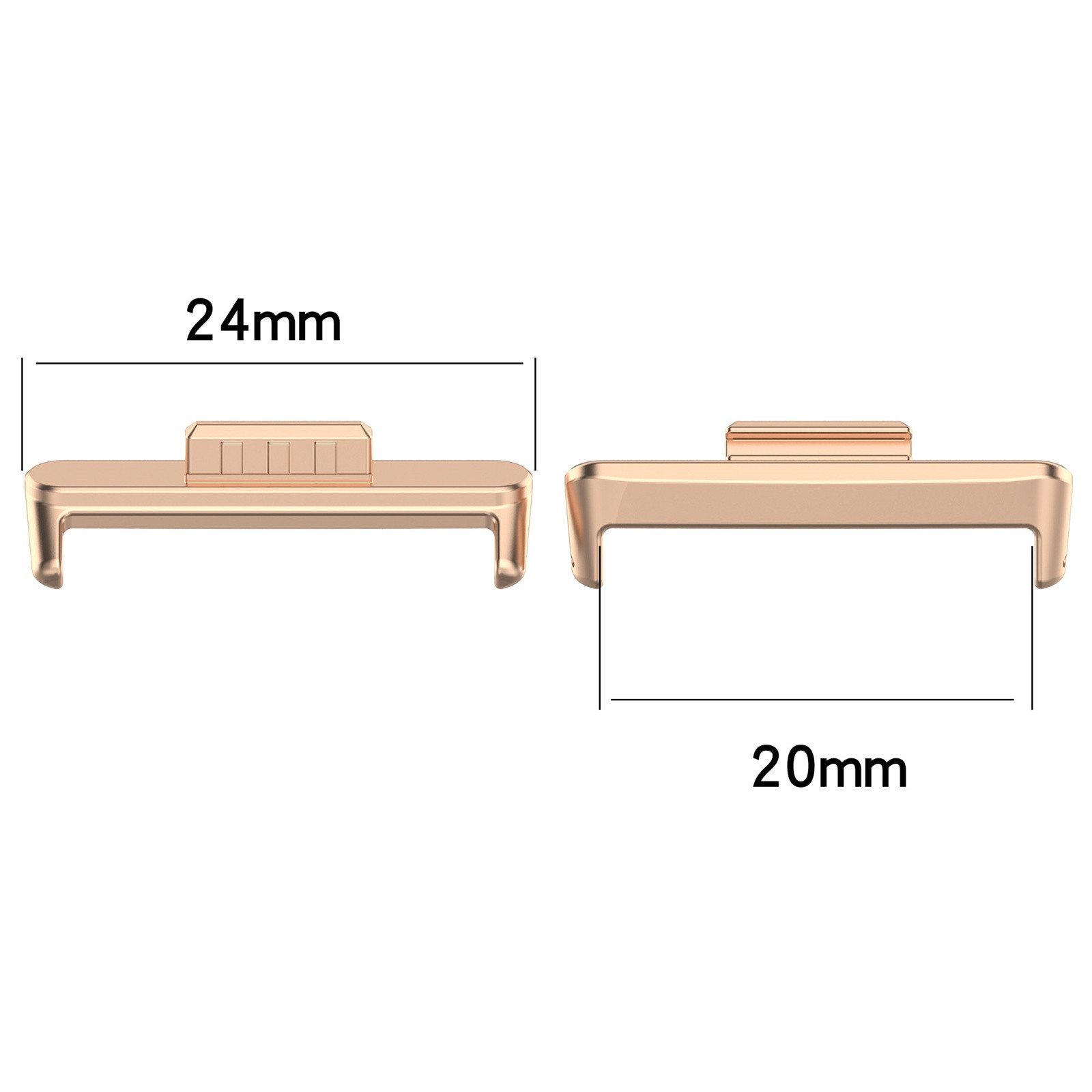 2PCS Head Grain Raw Ear Connector Medium Grain Connector for Watch Fit3 pART