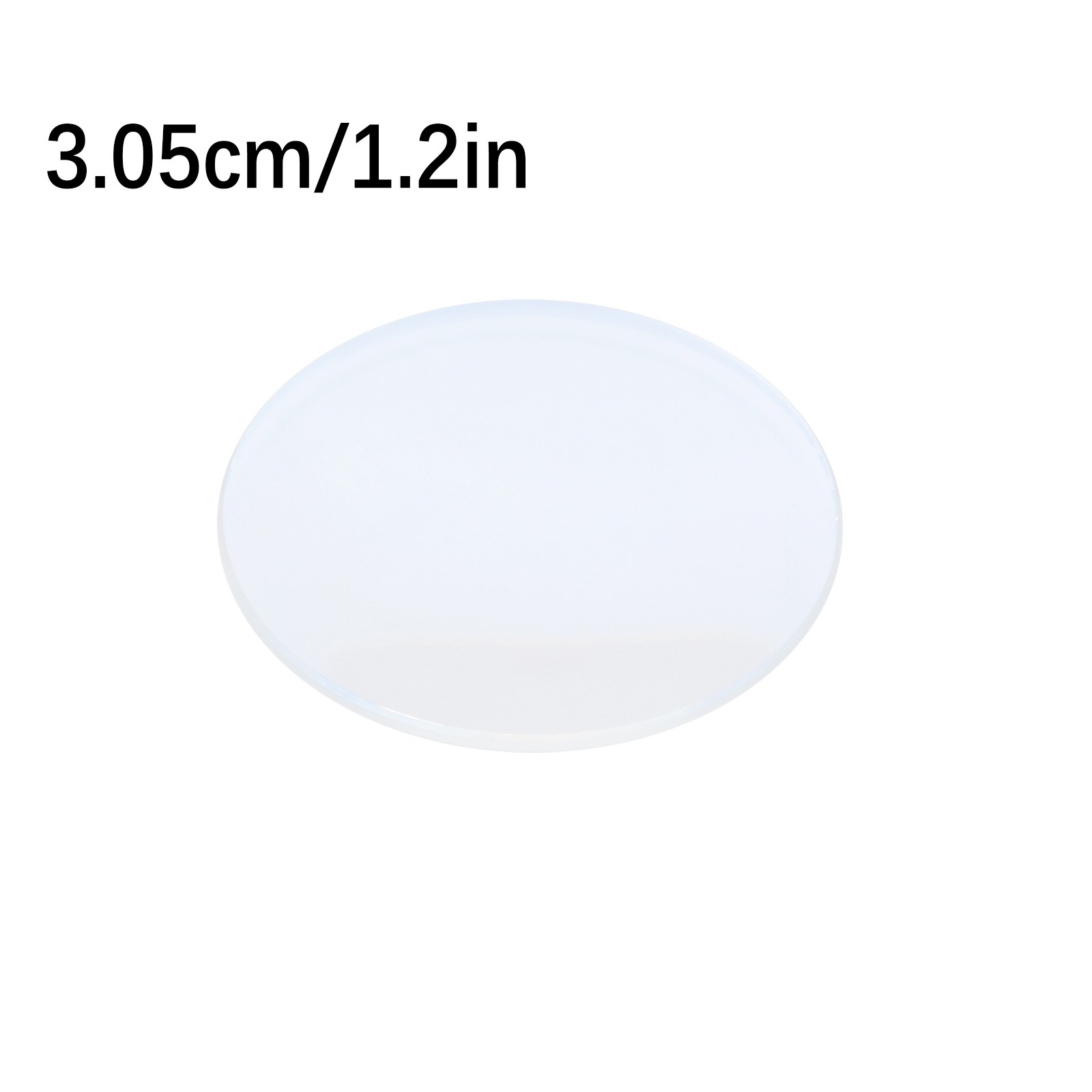 30.5mm Diameter 1.2mm Edge Thickness Watch Dial Glass Double Dome Tool