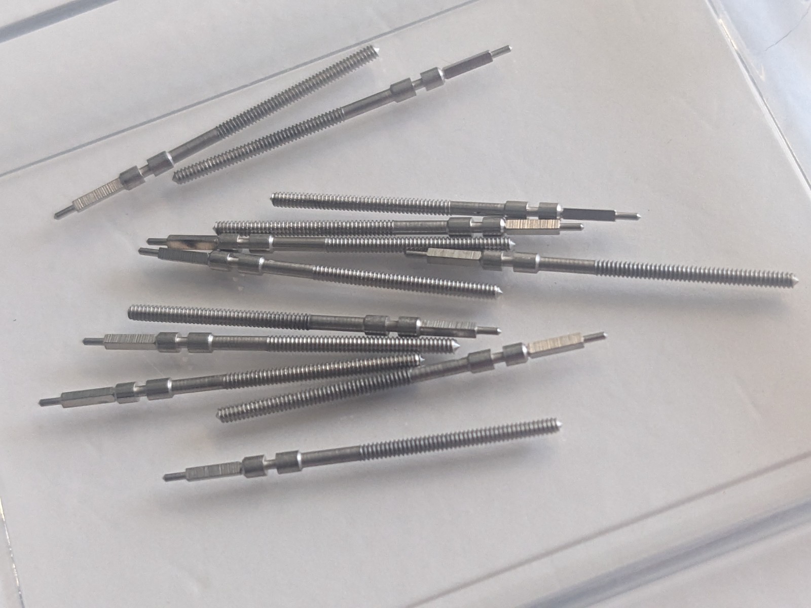 Winding Stem to fit Omega Caliber 330 340 350 Swiss made Lot of 12 pieces