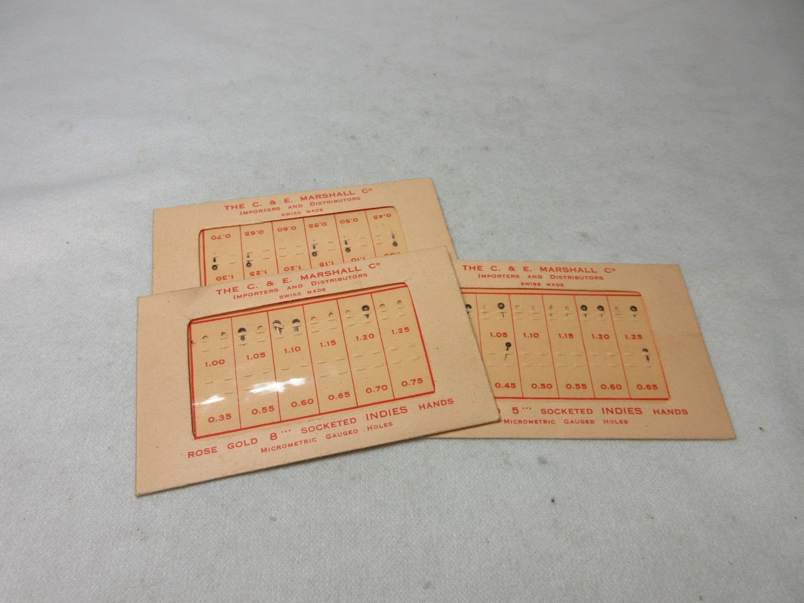 CE MARSHALL WATCH HANDS WATCHMAKER REPLACEMENT PARTS #250