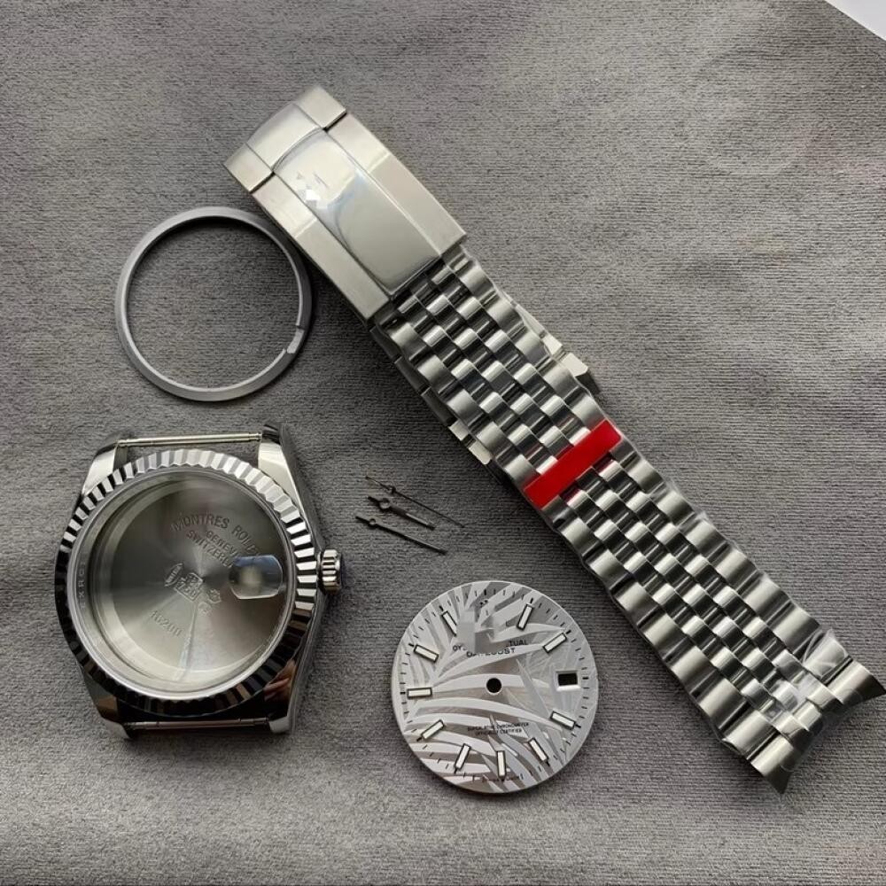 DIY 36mm Stainless Watch case kit For ETA 2824 Movement After-sales accessories