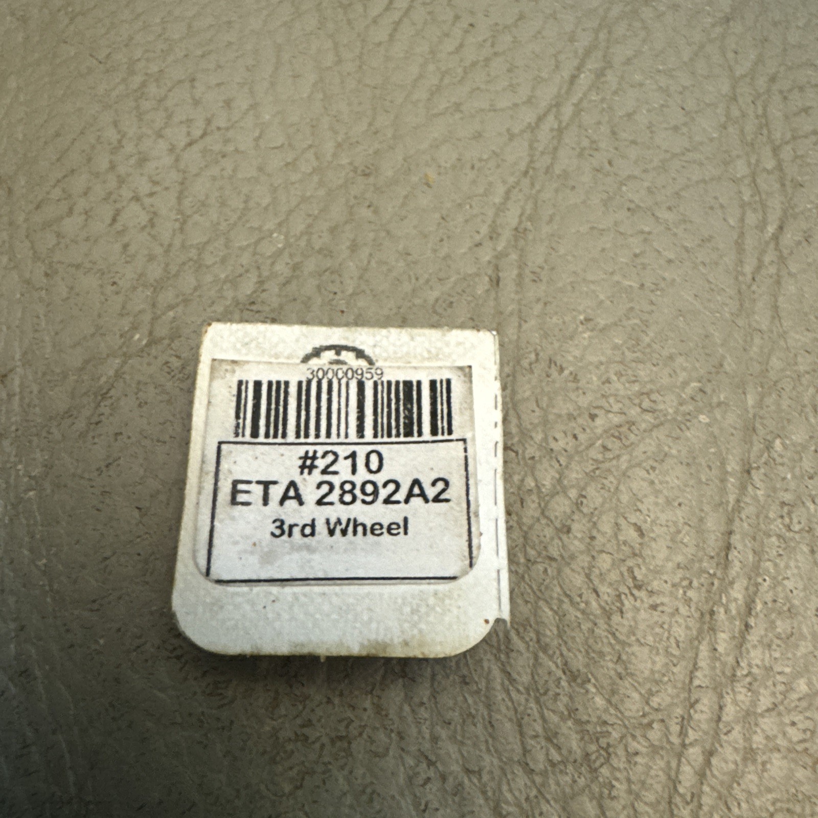 THIRD WHEEL 210 Automatic brand new ETA 2890 2892 2892-2 2892A2