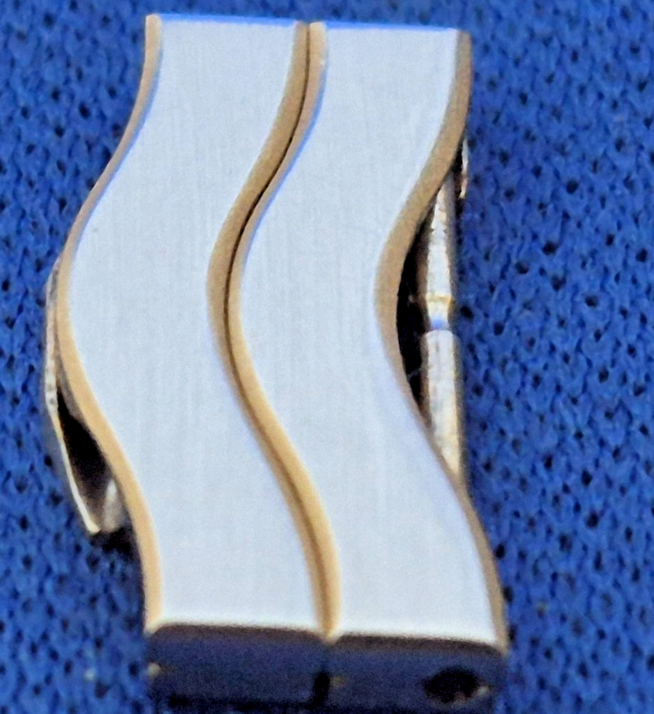 EBEL Sport Wave Classic 15mm Extra 2-Link Gold and Steel with Pin Included