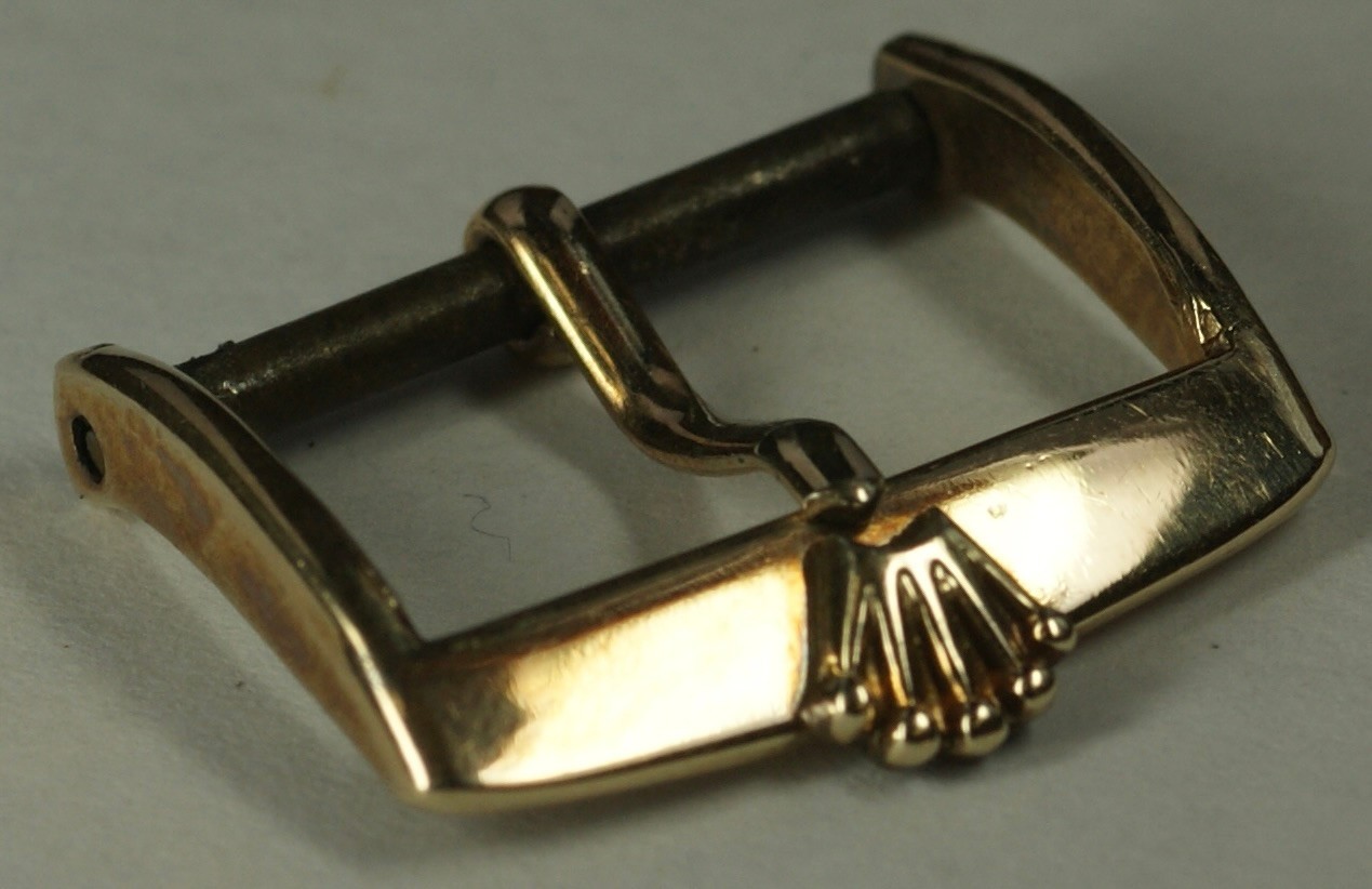 ROLEX ORIGINAL 1960’s Vintage 16/18mm Buckle Tang Gold Plated Strap End Part