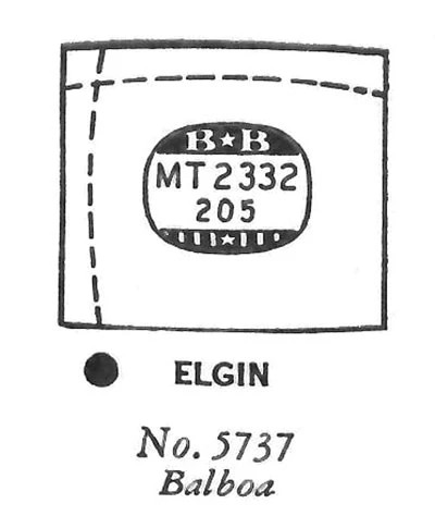 ELGIN : BALBOA & 5737 – Tonneau 23.3mm x 20.5mm