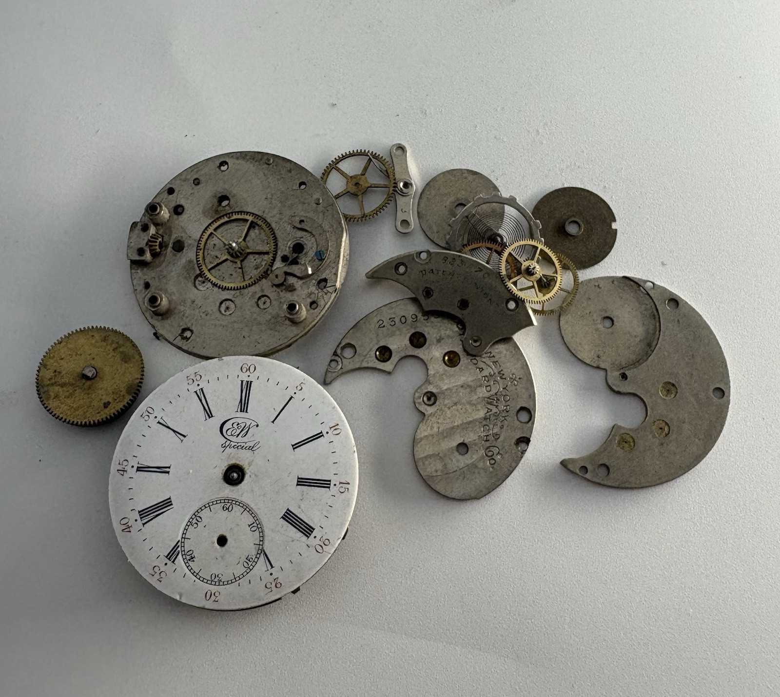 Vintage New York Standard Watch Company NY Special (2309594) Parts/Repair Lot