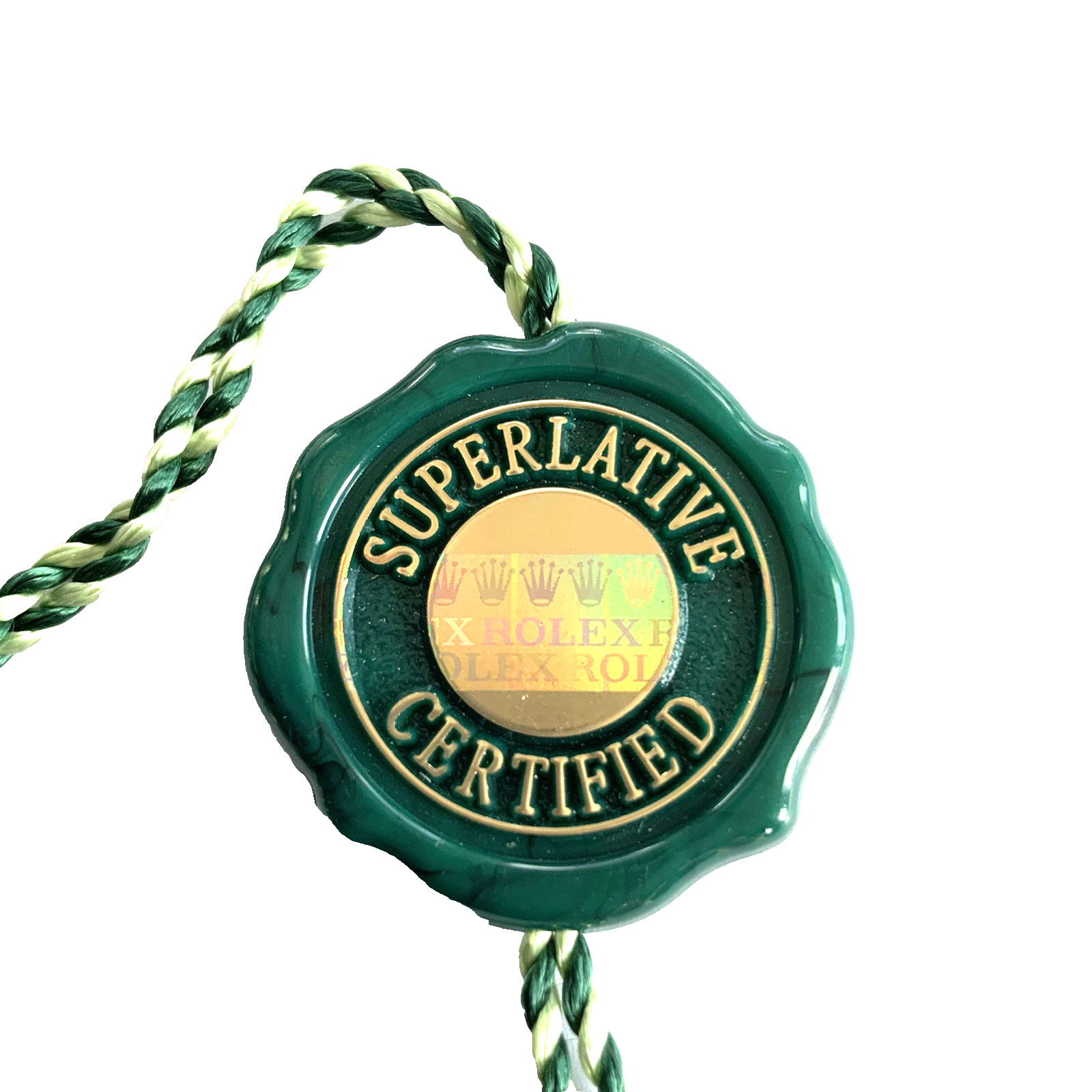 ROLEX GREEN CHRONOMETER HANG TAG