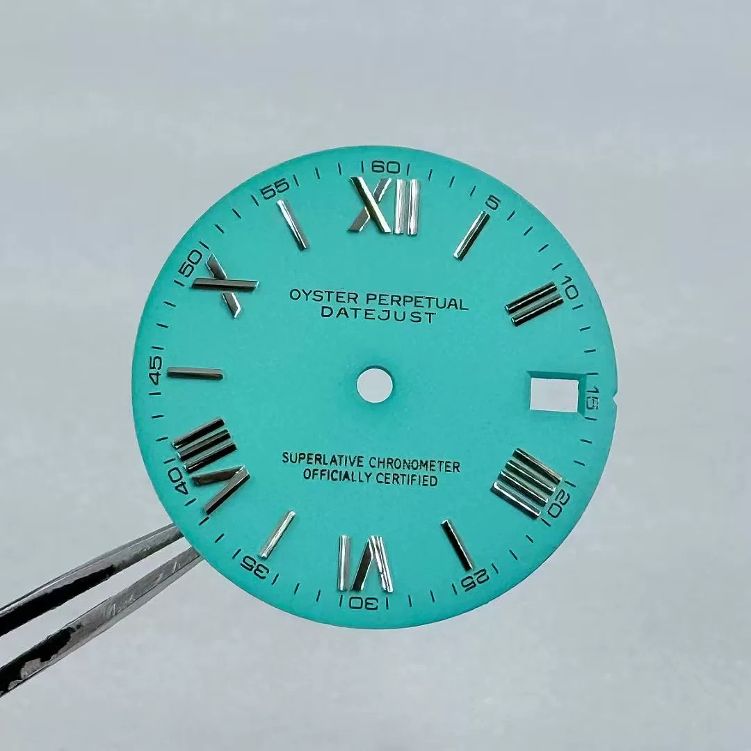 28.5mm Sun Pattern Watch Dial No Luminous For Nh35 Nh36 Movement Watch Parts