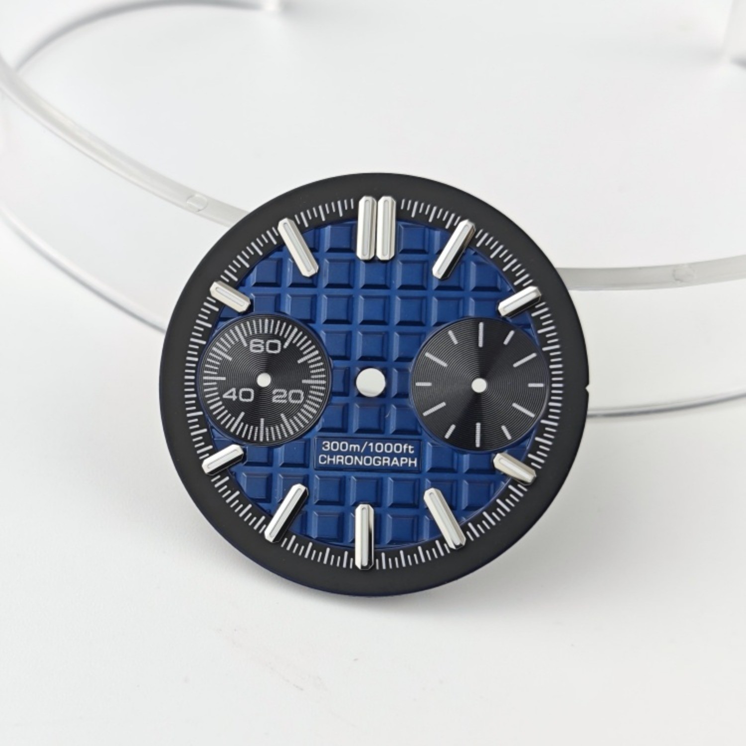 VK64 Dial 30mm White Orange Fit VK64 Movement Watch Accessories Watch Dial
