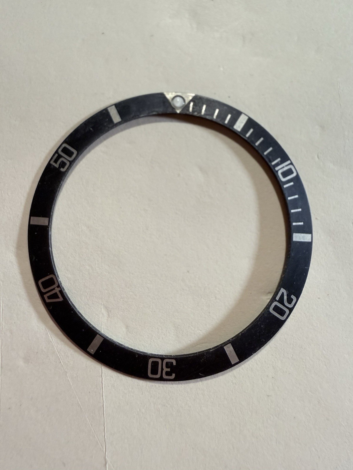 VINTAGE ROLEX SUB Bezel ￼ Insert, 5513, 1680, 5512, Faded ” Genuine” ￼