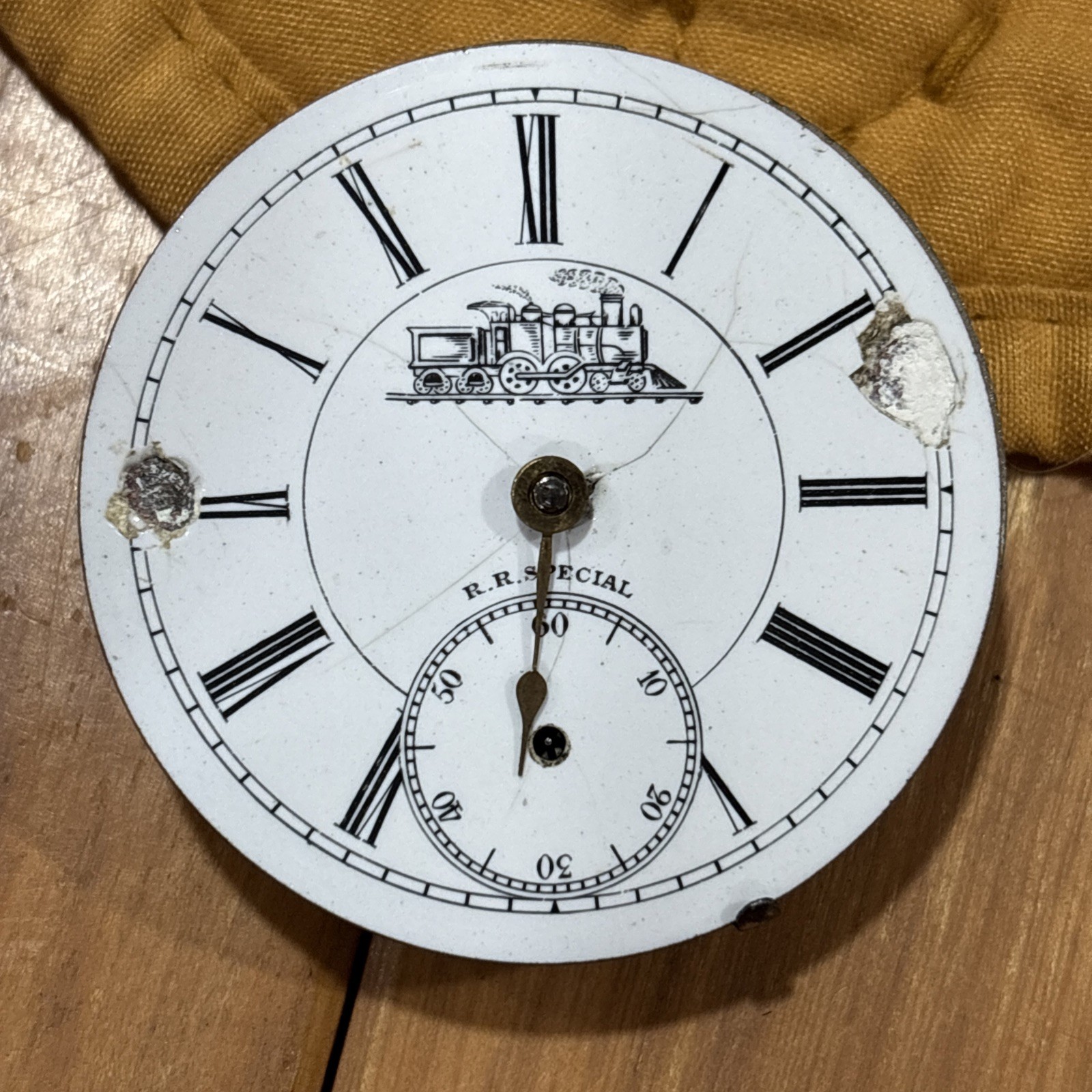 Marion Watch Co. Pocket Watch Movement Railroad Special Parts or Repair