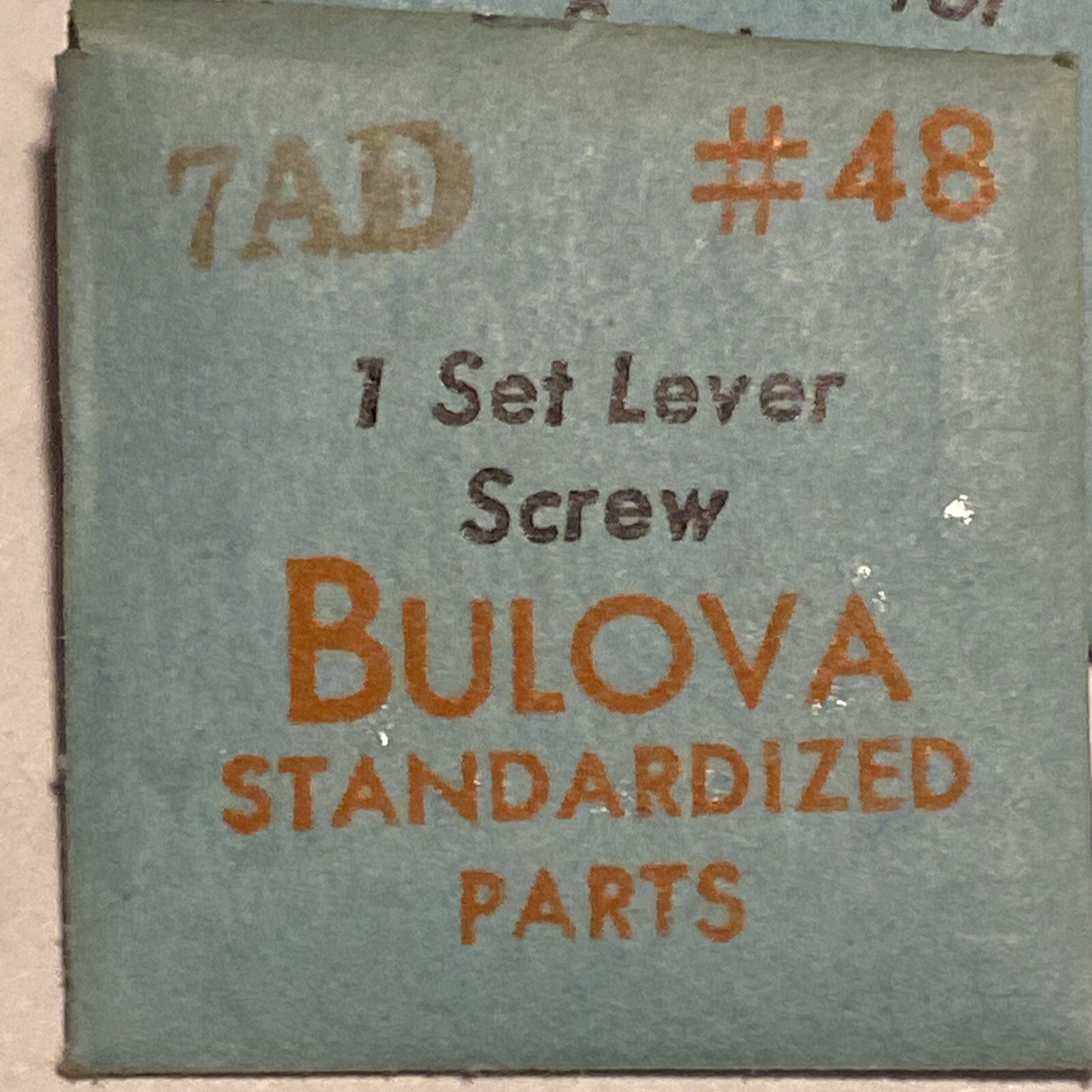 NOS Bulova Set Lever Screw #48 #5443 Cal. 3AC 7AD 7AK 7AP 7BPP 7BS 10AX 11AAC