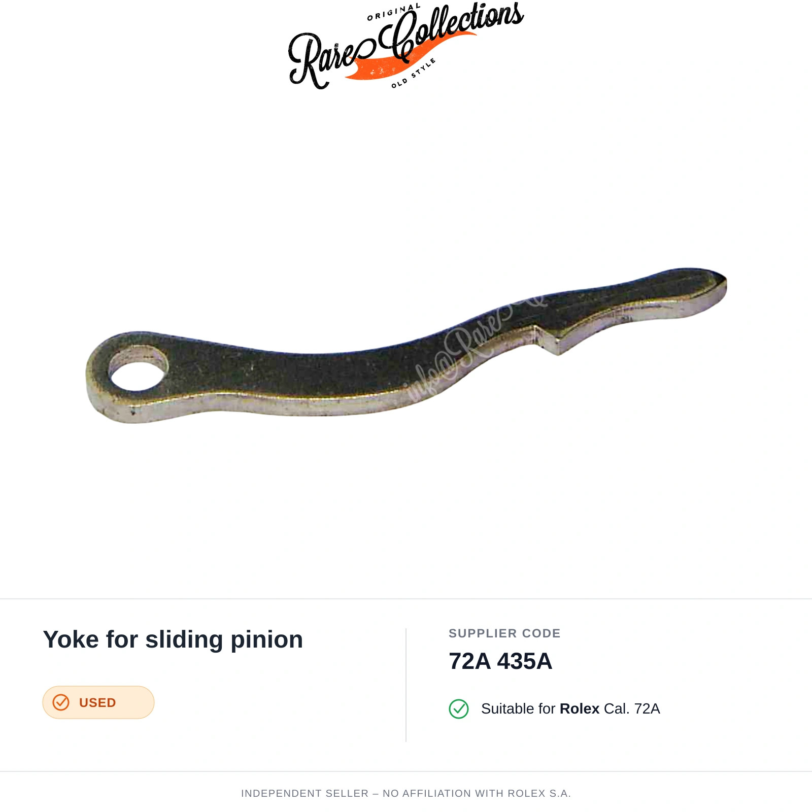 Yoke for sliding pinion for Rolex (cod. 72A 435A) — Used Good Condition