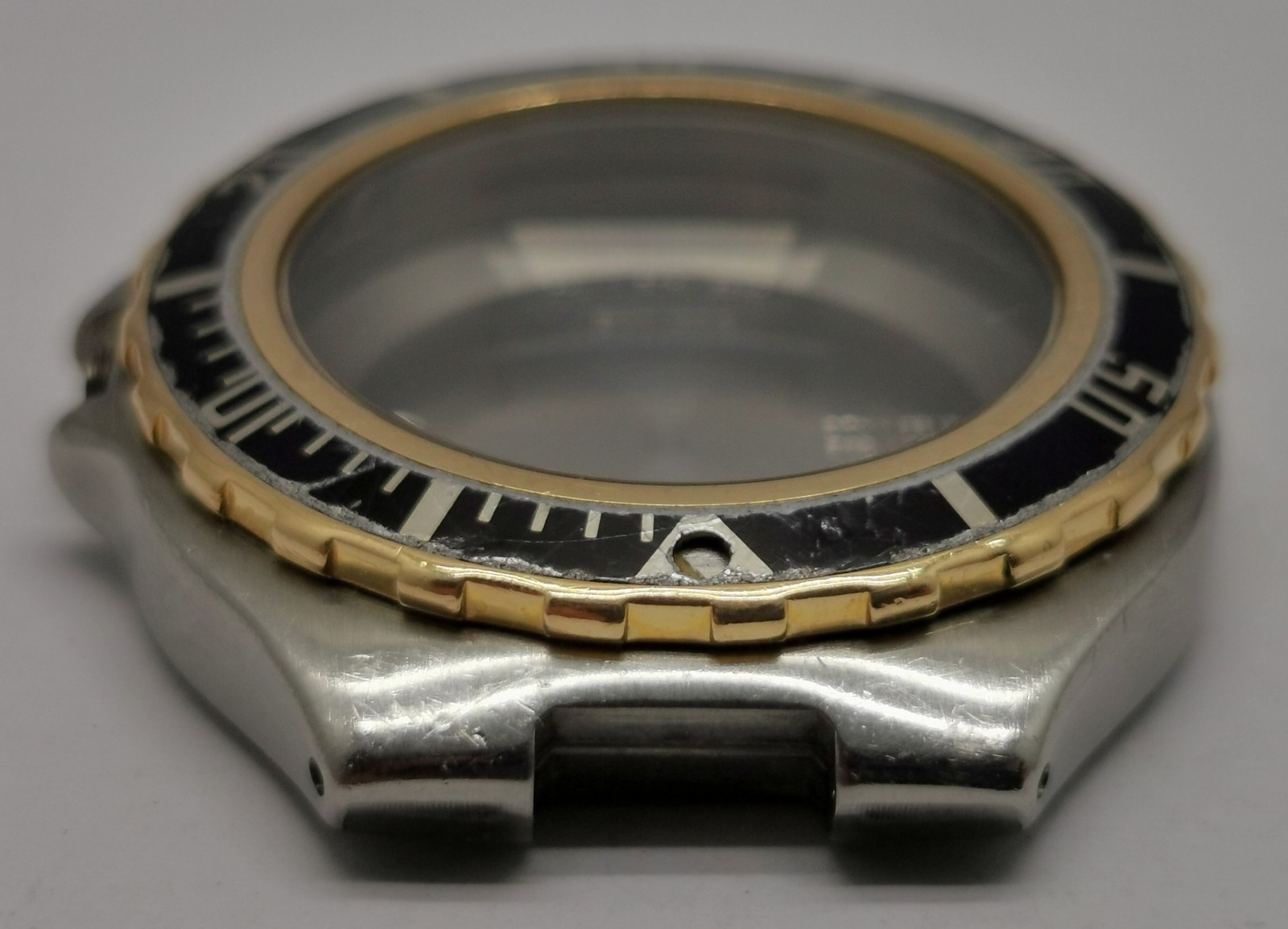 Vtg 1990s Omega Seamaster 368.1042 Pre-Bond 2 Tone Gold & Steel 36mm Watch Case