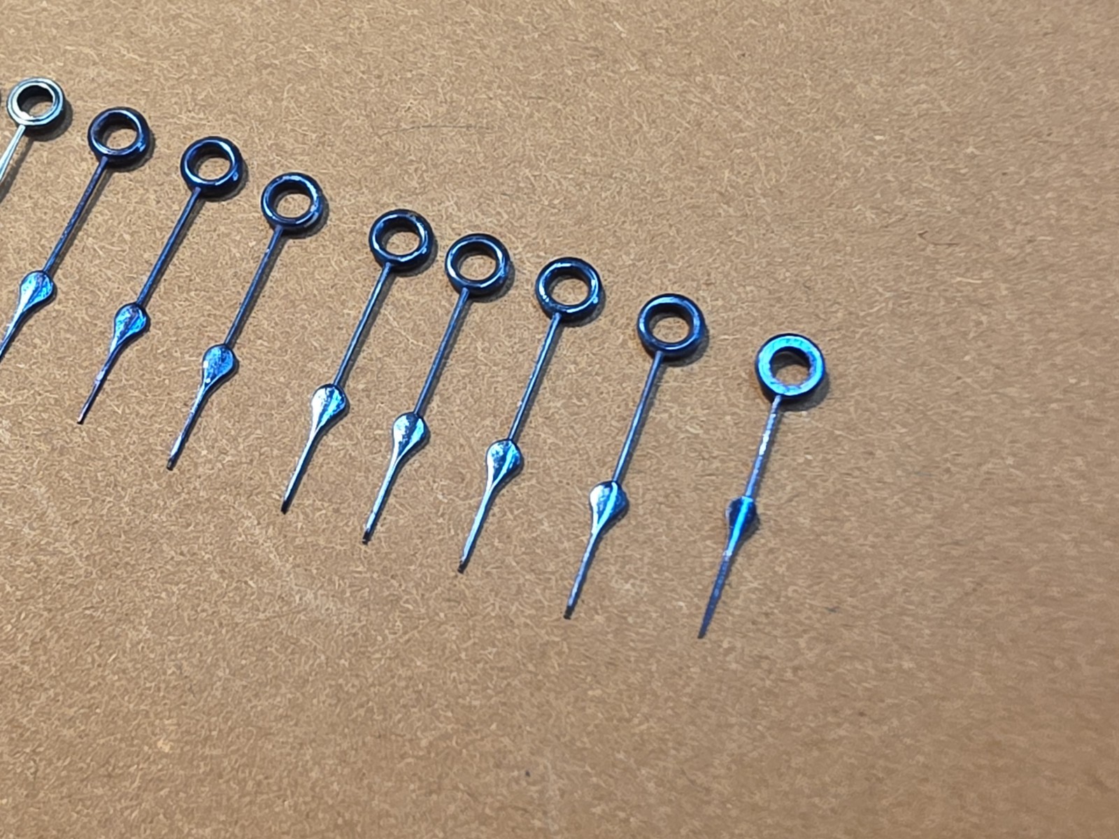 Lot Of 14 Mixed NOS Waltham 12s Pocket Watch Blue Spade Hour Hands