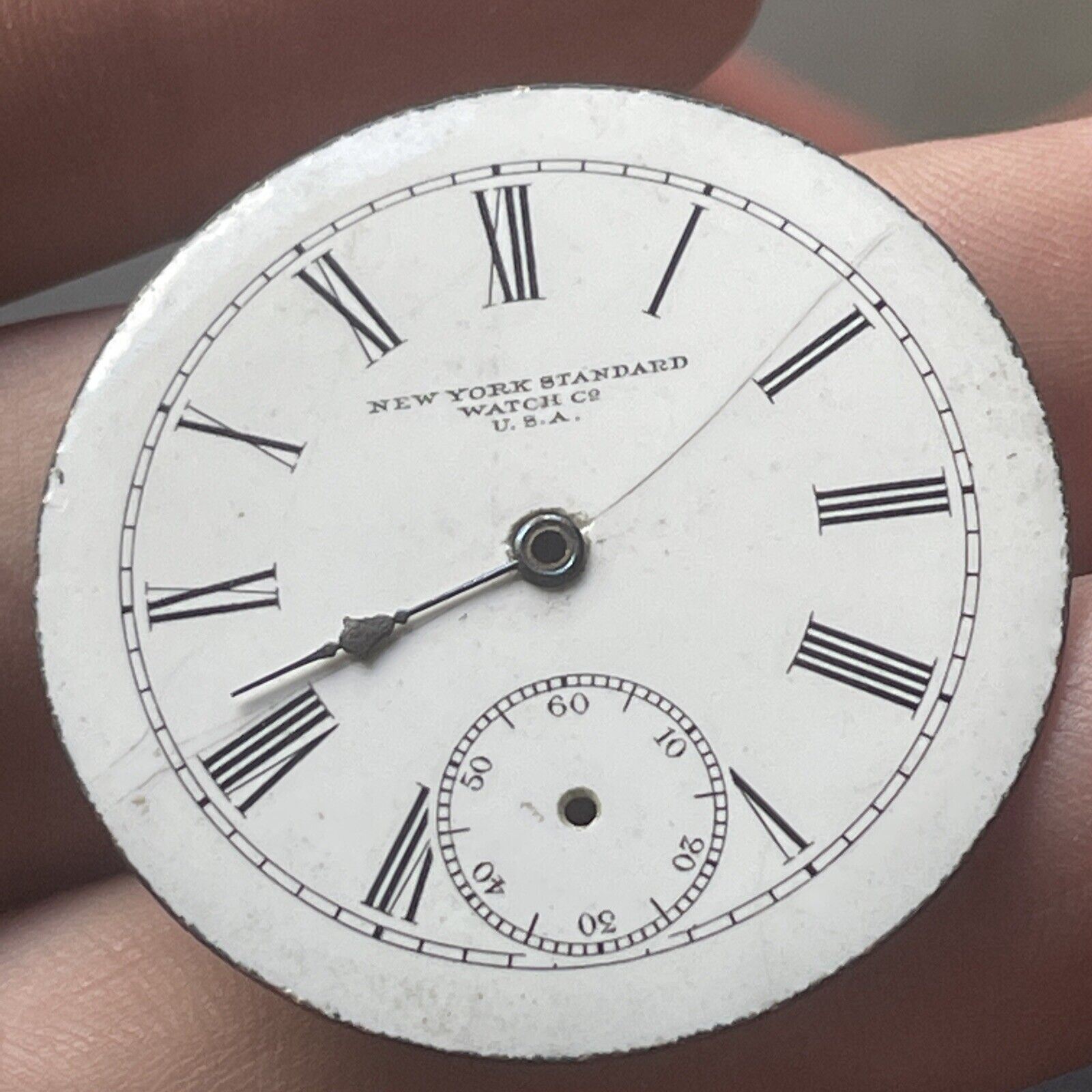 VTG New York Standard Watch Co. Watch Face