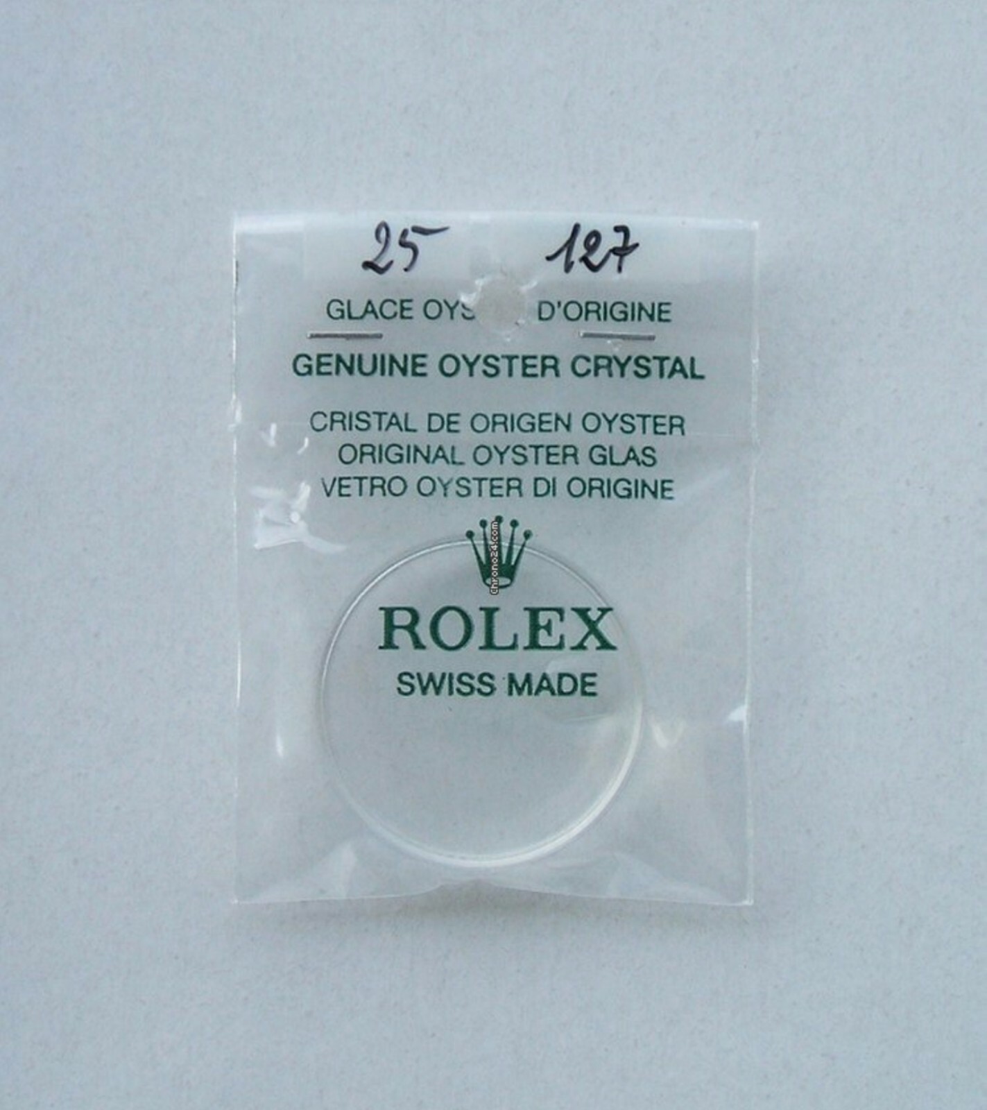 ROLEX Glass Plexi Crystal 25-127 for Submariner 1680