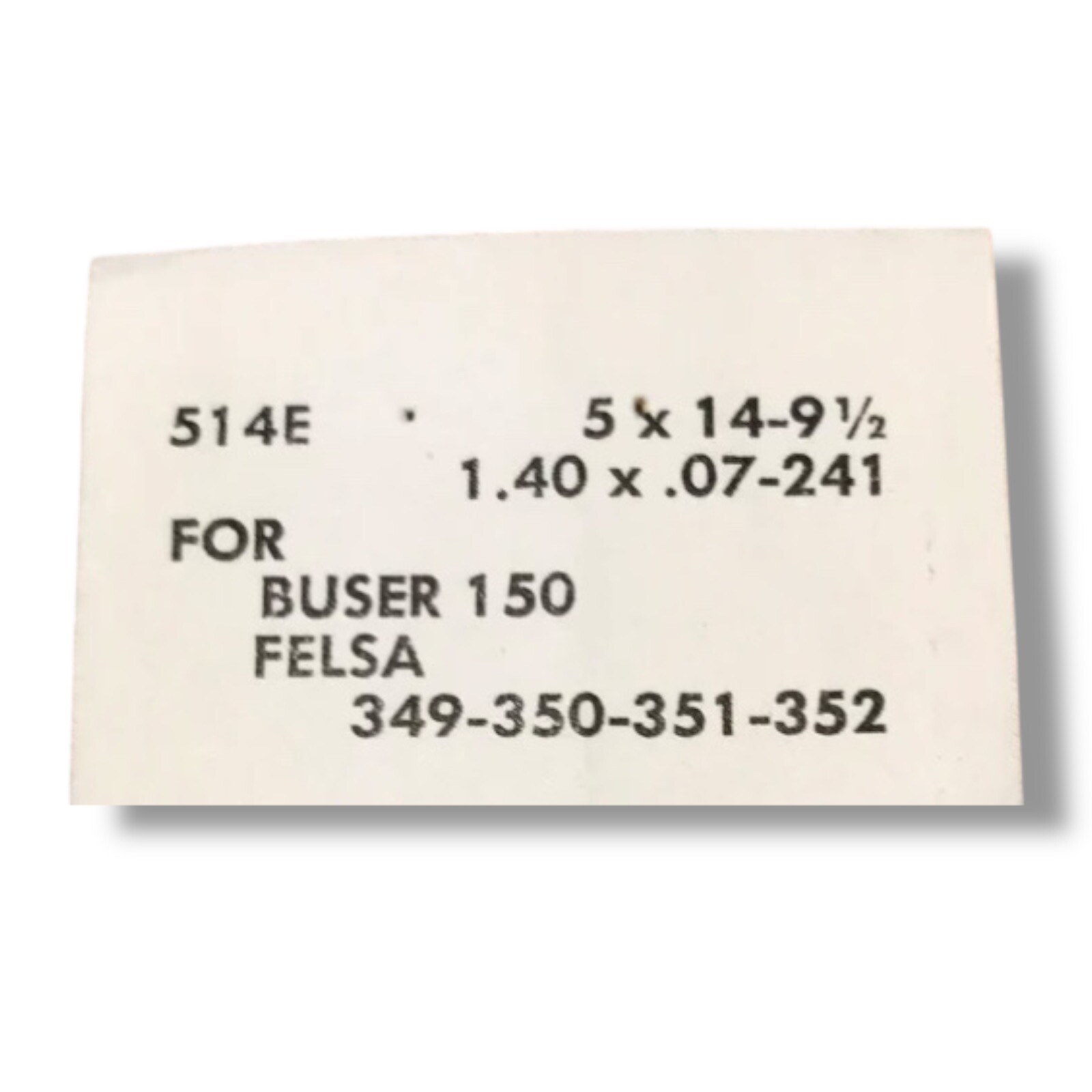 Felsa 349 Mainspring 1.40 x 0.07 x 241 Watch Part BestFit 514E Buser 150 Read!