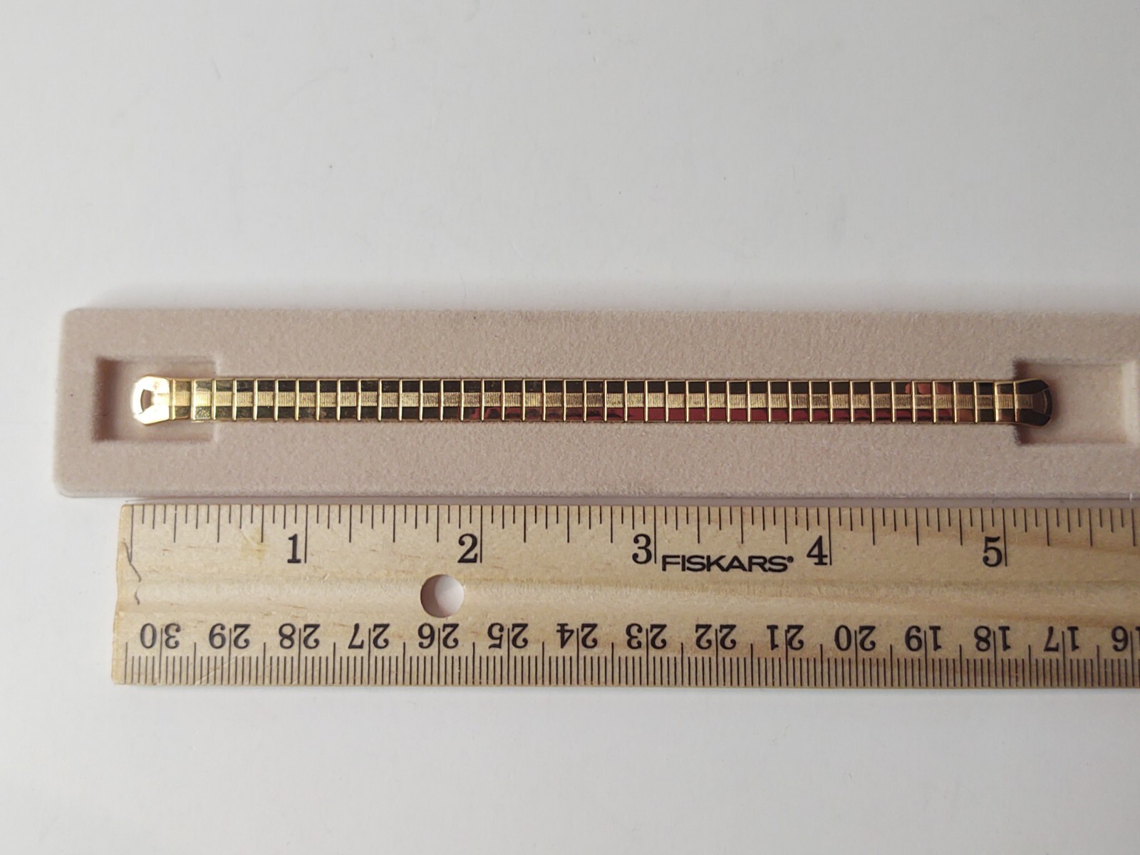 Speidel Twist On Watch Replacement Expansion Band 6 mm Lug Wide 86R Gold tone