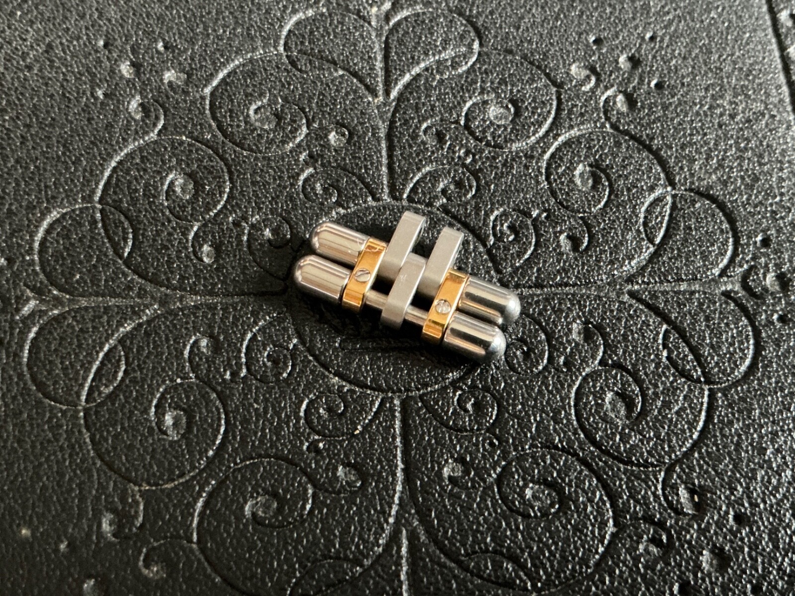 Authentic CARTIER Factory 17MM 18K/SS Link For Cartier MUST DE 21 Watch Bracele