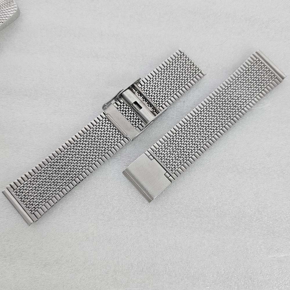 Watch Repair Parts 36.5mm Polished Case Metal Strap for NH35/NH36 Movement