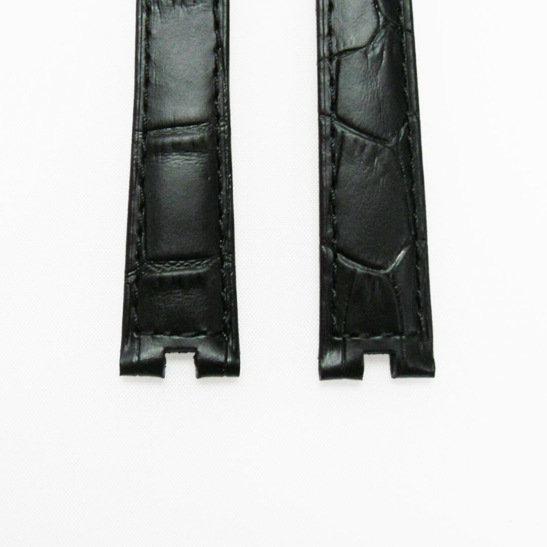 Genuine Leather Watch Bands, Alligator Grain(PADDED) fit cartier , 15×3.5x12MM