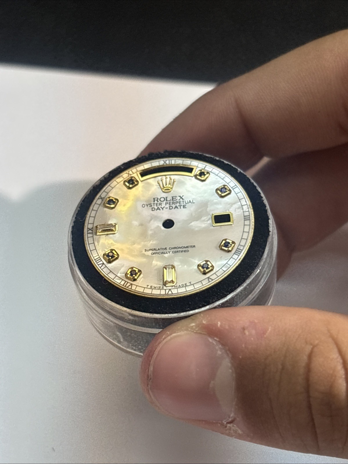 Rolex 36mm Presidential Aftermarket MOP DIAMOND DIAL FOR YELLOW GOLD PREZZY