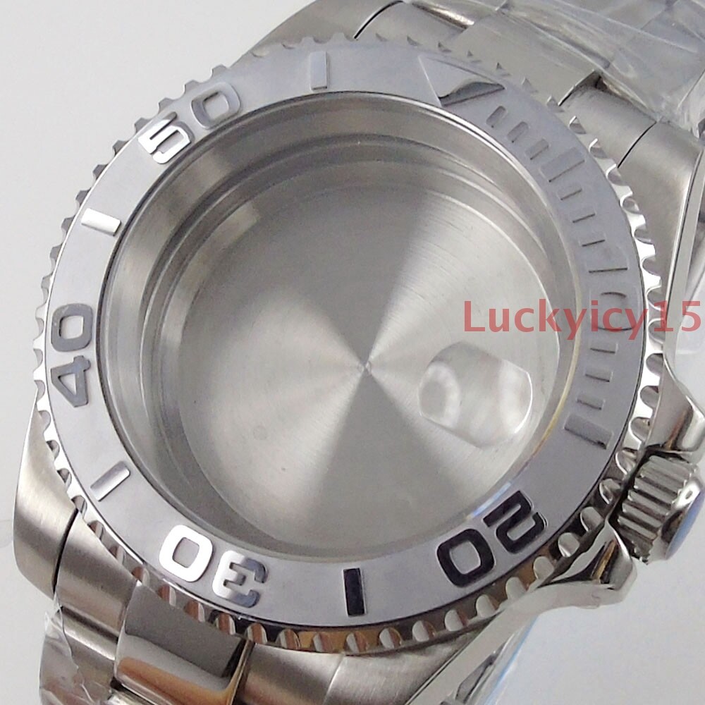 20ATM 40mm watch case fit for NH35A movement sapphire bracelet ceramic bezel