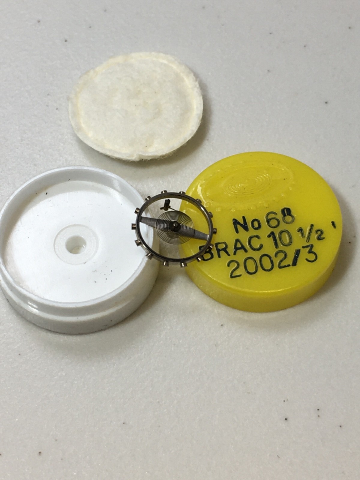 Brac 2002/3 Balance Complete Wrist Watch Part #721 New Old Stock