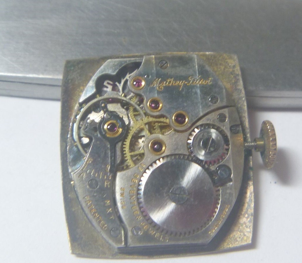 1940s Mathey-Tissot 17J Gents 8 ½ x 9 Lignes Mov’t, Dial & Hands- 4Parts !!