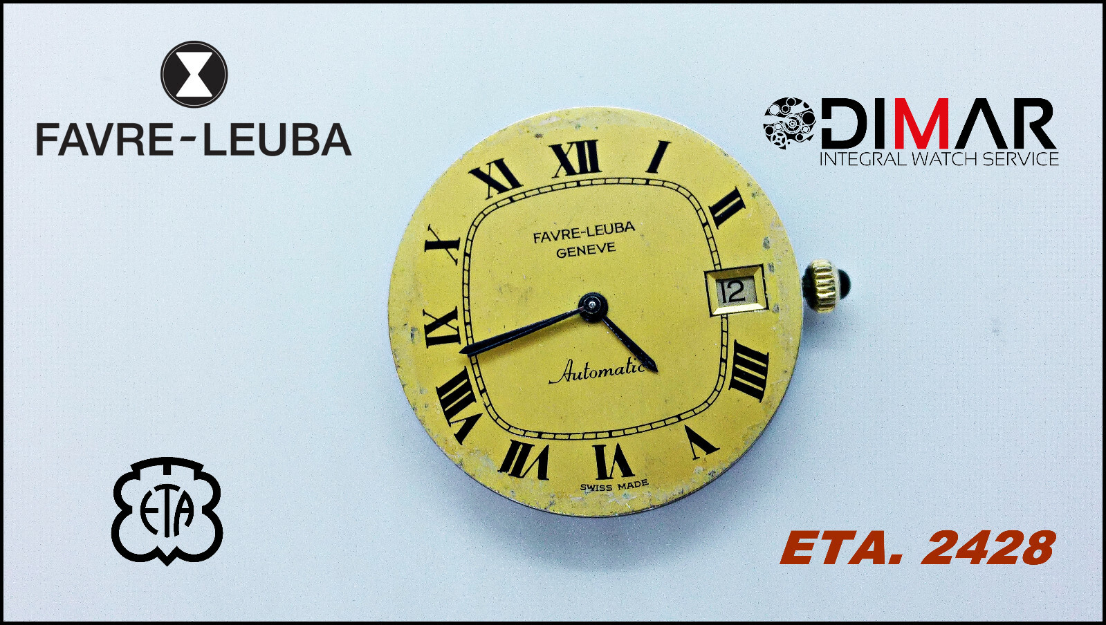 Favre-Leuba Movement, ETA.2824 – Sphere Diameter 29.60Mm