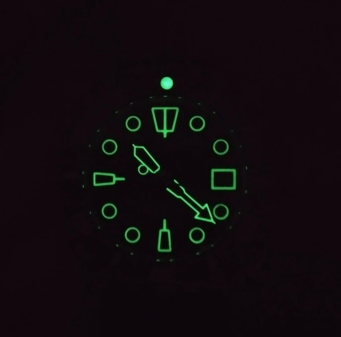 Green Luminous Watch Hands Skeleton White For NH35 NH36 Hand Replacement
