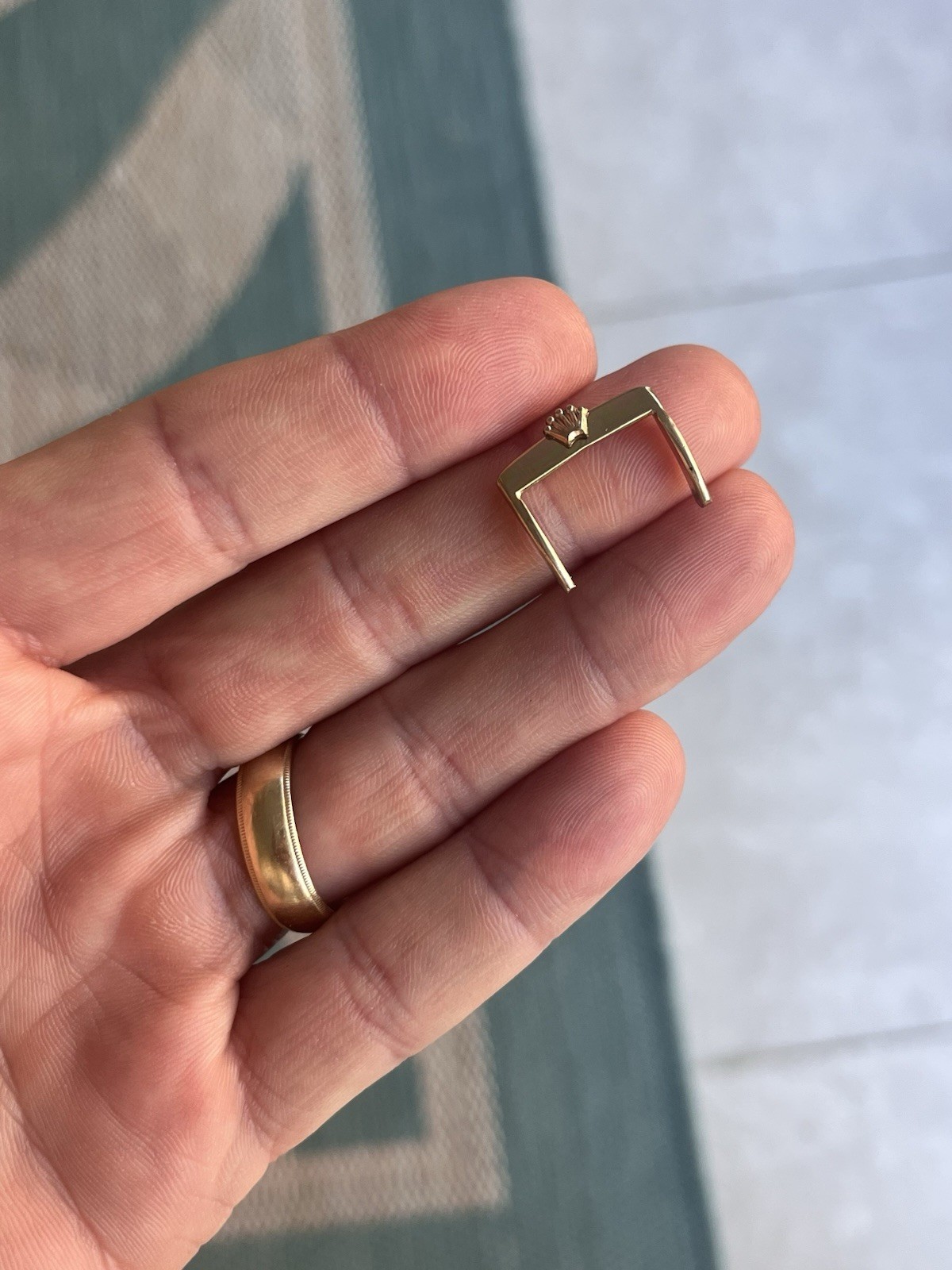 Genuine 1960’s Rolex Gold Plated 16mm Buckle (3/3)- No Tang Or Spring Bar