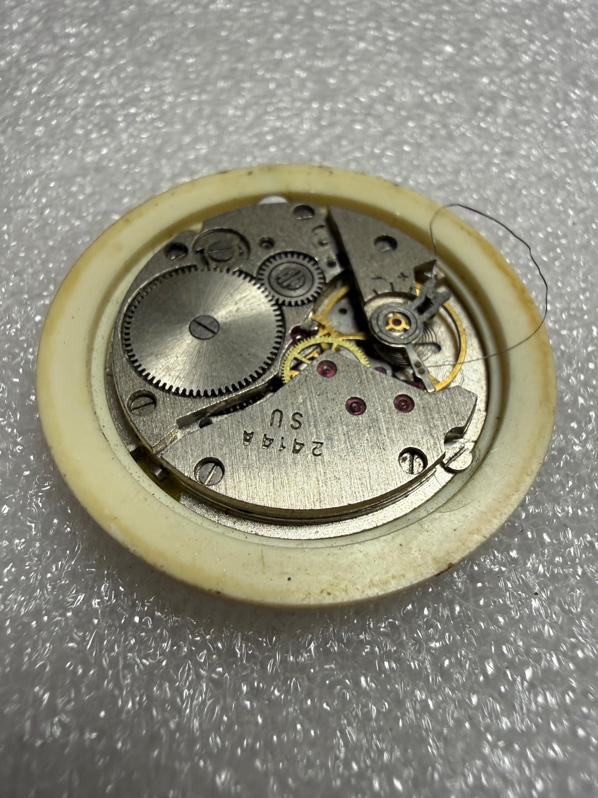 Watch movement USSR Vostok Cal.2414A plus Dial.For parts.
