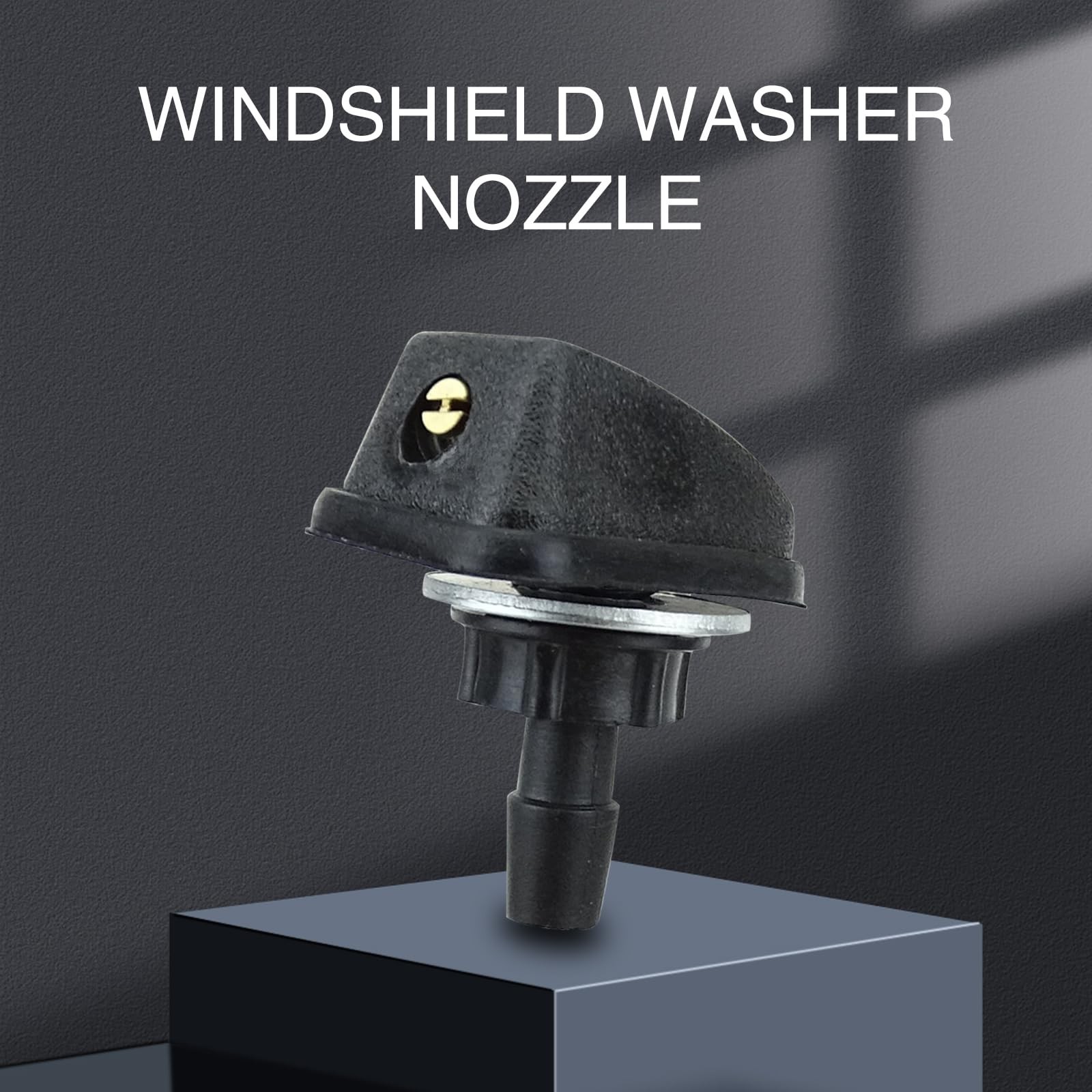 2 PCS Car Front Windshield Washer Nozzle Kit, 1.06In x 0.62In x 0.86In Adjust…