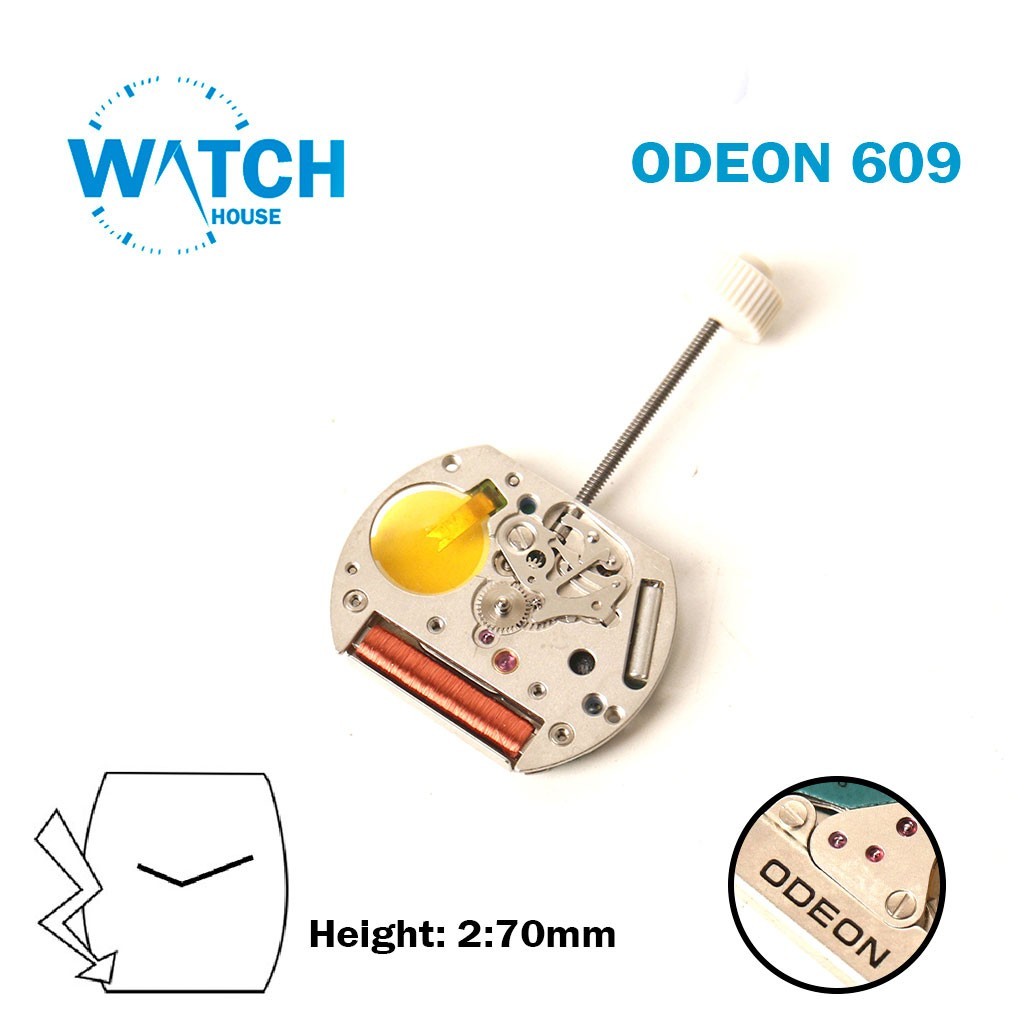 unverisal geneve ODEON 609 Swiss Made Movement -Without Disk-2 Hands-H:2.70mm.