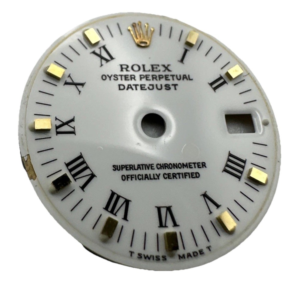 Genuine Rolex 26mm Ladies Datejust 6917 Cal. 2030/2035 White Roman Dial