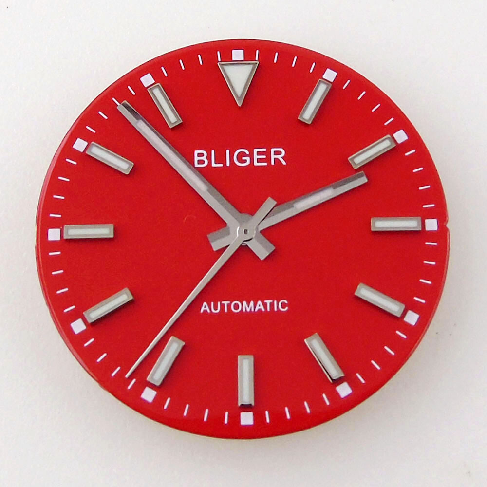 Bliger 29.2mm Lume Watch Dial Hands Set Fit NH35 NH36 2813 MIYOTA82 ETA2824 2836