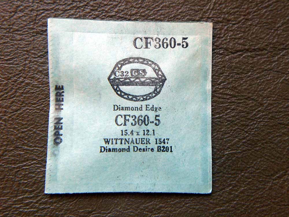 Watch Crystal CF Series First Group Germanow Simon GS G-S Vintage NOS