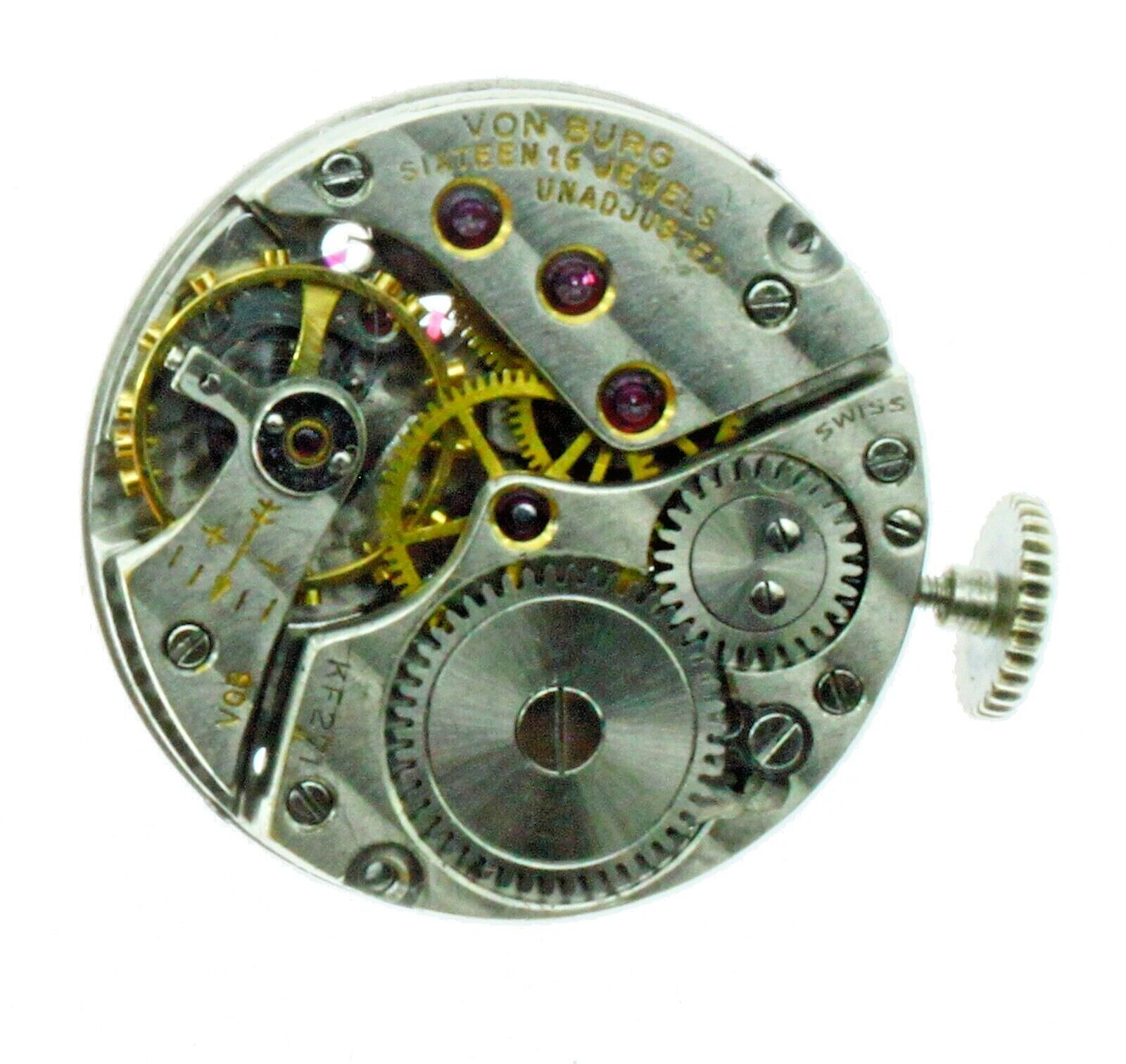 Kurtz Kurth Certina Grana Used Swiss Watch Movement For Parts Repair Varieties