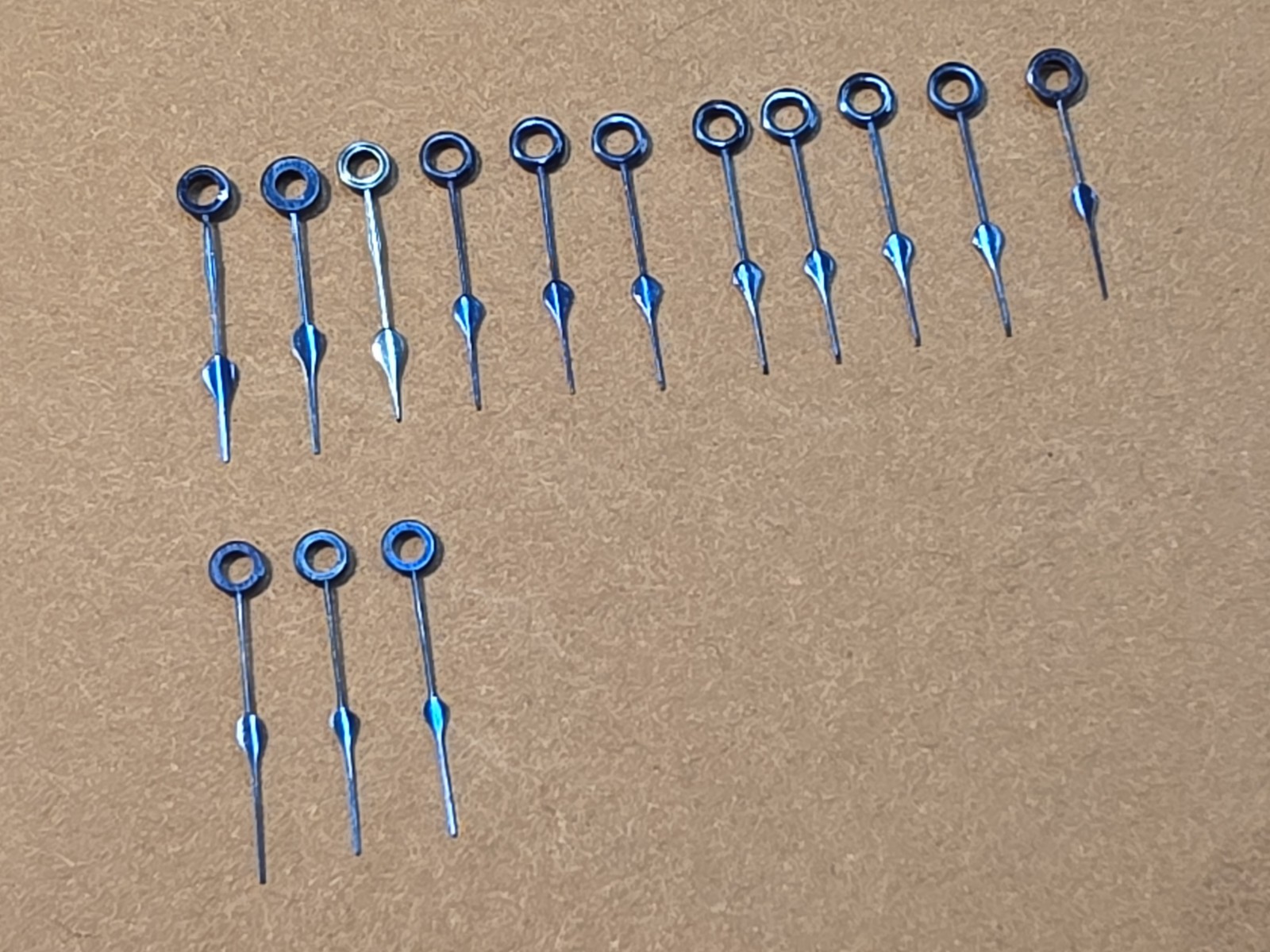 Lot Of 14 Mixed NOS Waltham 12s Pocket Watch Blue Spade Hour Hands