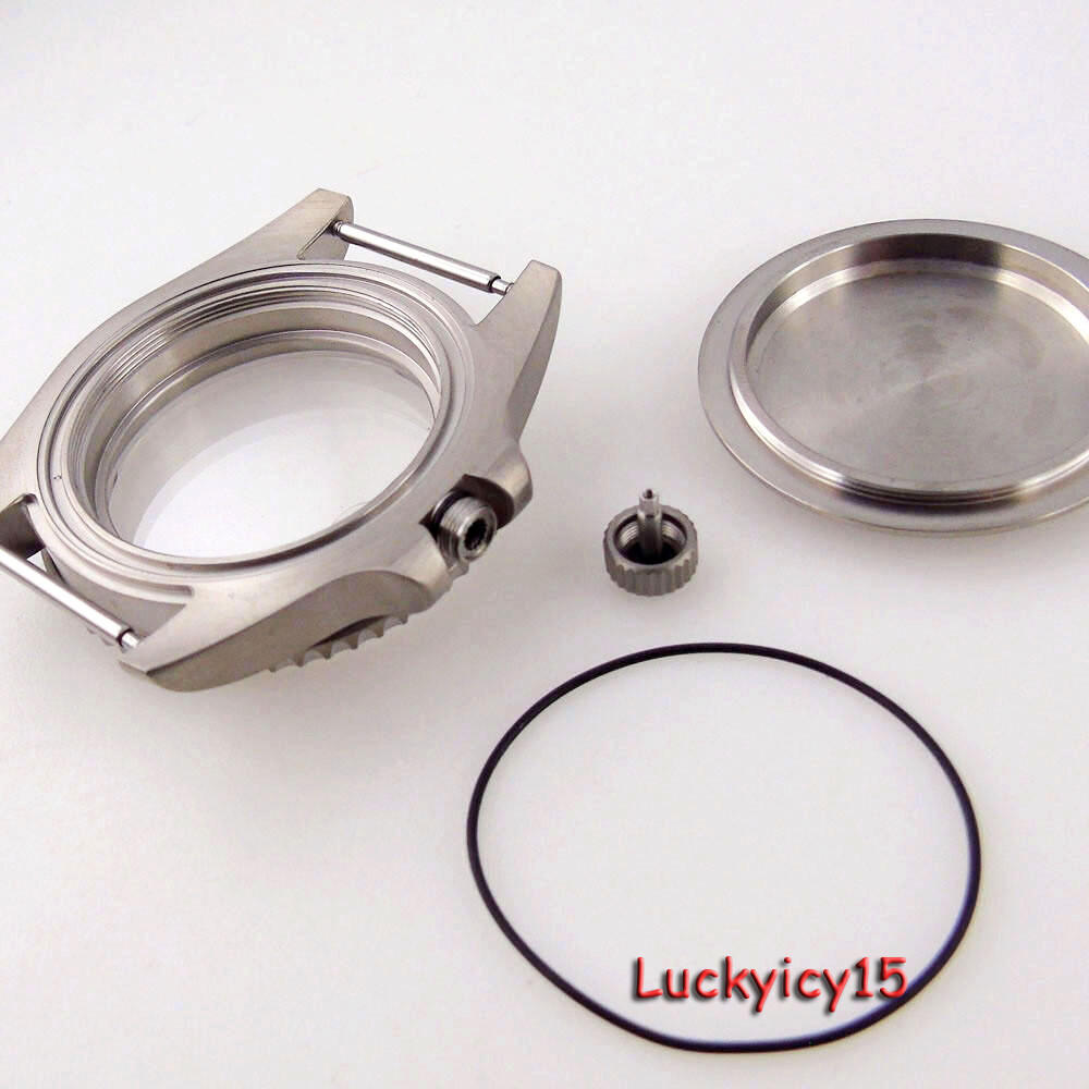40mm 120 Clicks 20ATM Titanium Mens Watch Case sapphire crystals Fit Japan NH35A