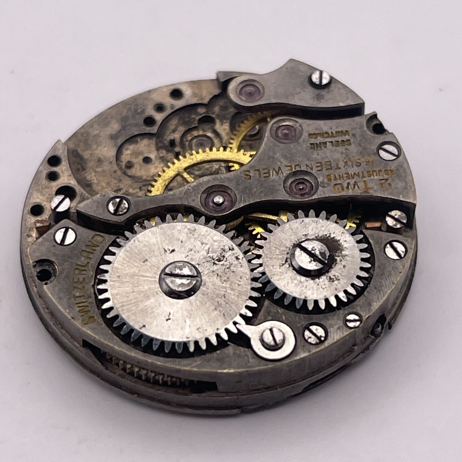 VTG Seeland Watch Co. 16 Jewels Face And Movement