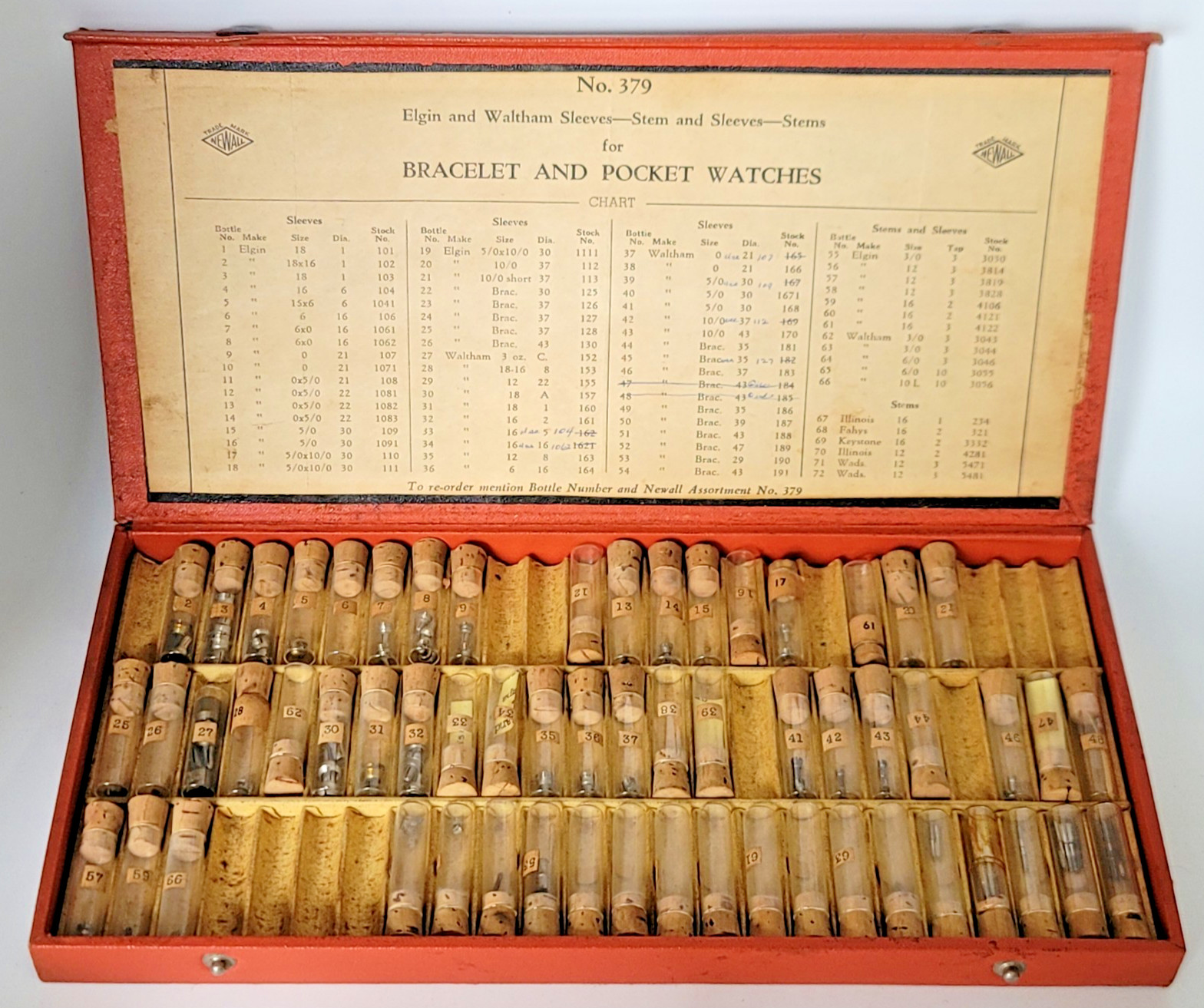 Newall #379 Elgin Waltham Watch Case Sleeves NOS Bracelet Pocket – Choose – CB35